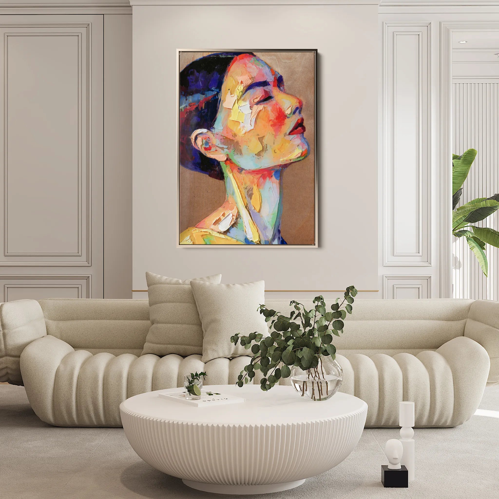 Portrait Canvas Wall Art WAD002-P 90 x 60 cm / Stretched on hidden frame