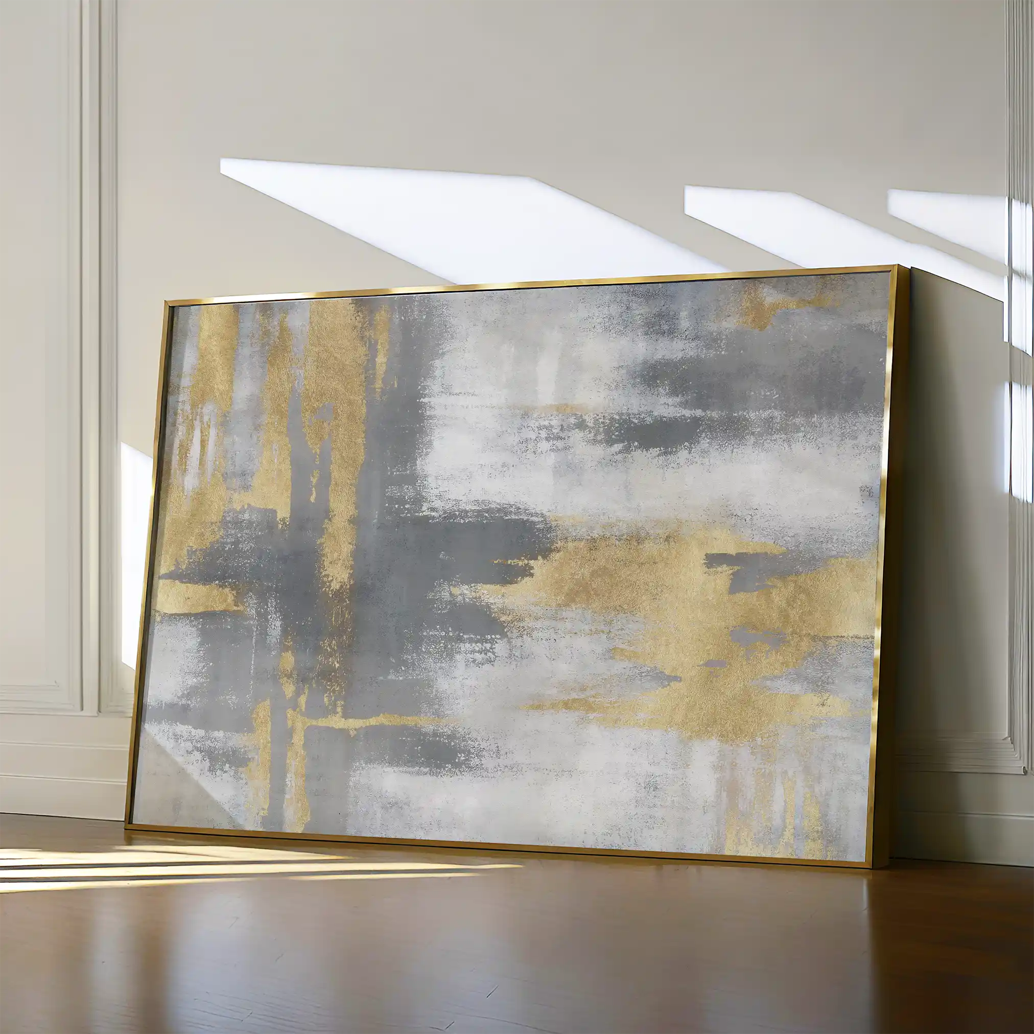 Abstract Canvas Wall Art WAD003-A 90 x 60 cm / Stretched on hidden frame