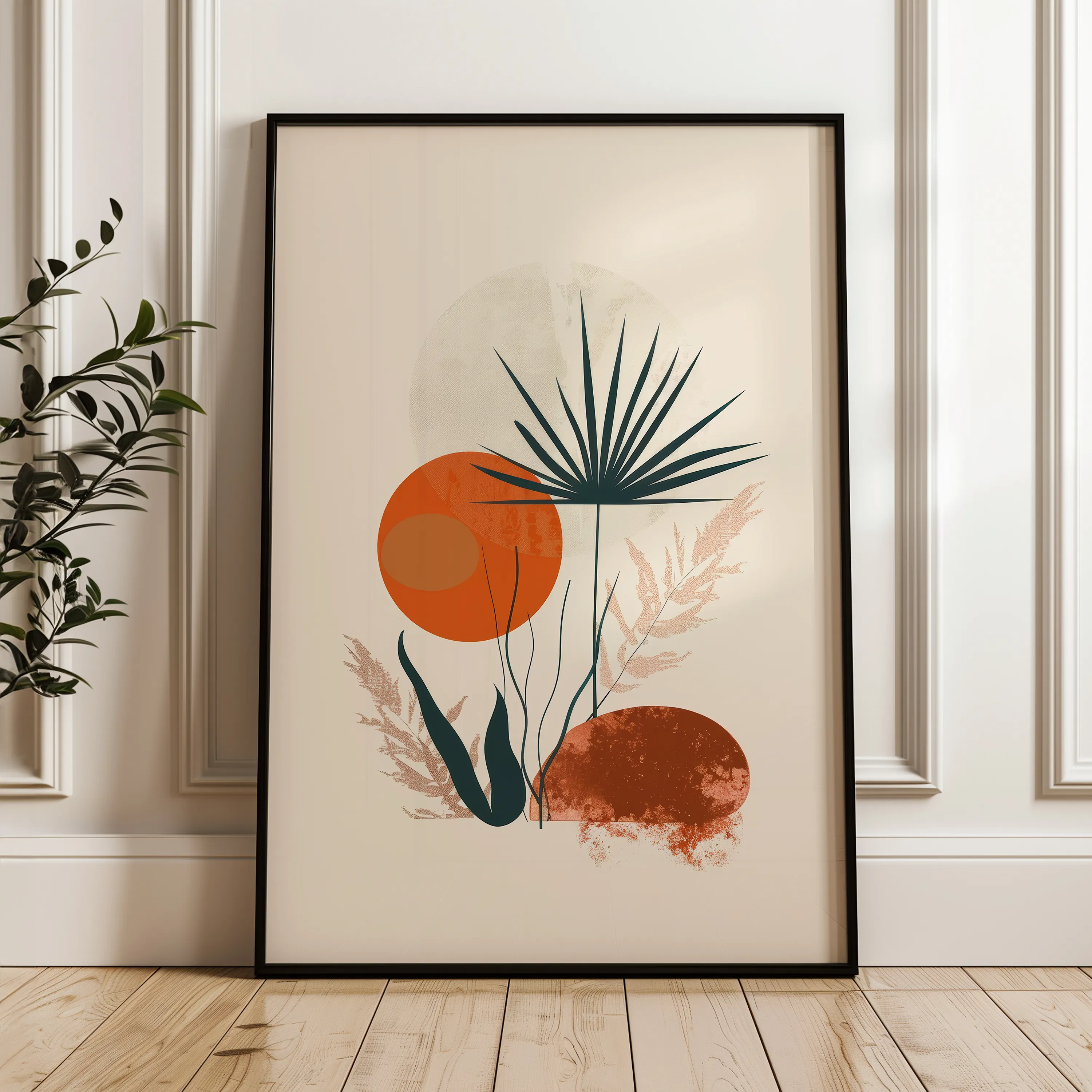 Boho Canvas Wall Art WAD003-BH 90 x 60 cm / Stretched on hidden frame