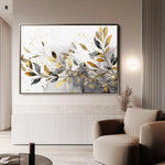 Floral Canvas Wall Art WAD003-F 90 x 60 cm / Stretched on hidden frame
