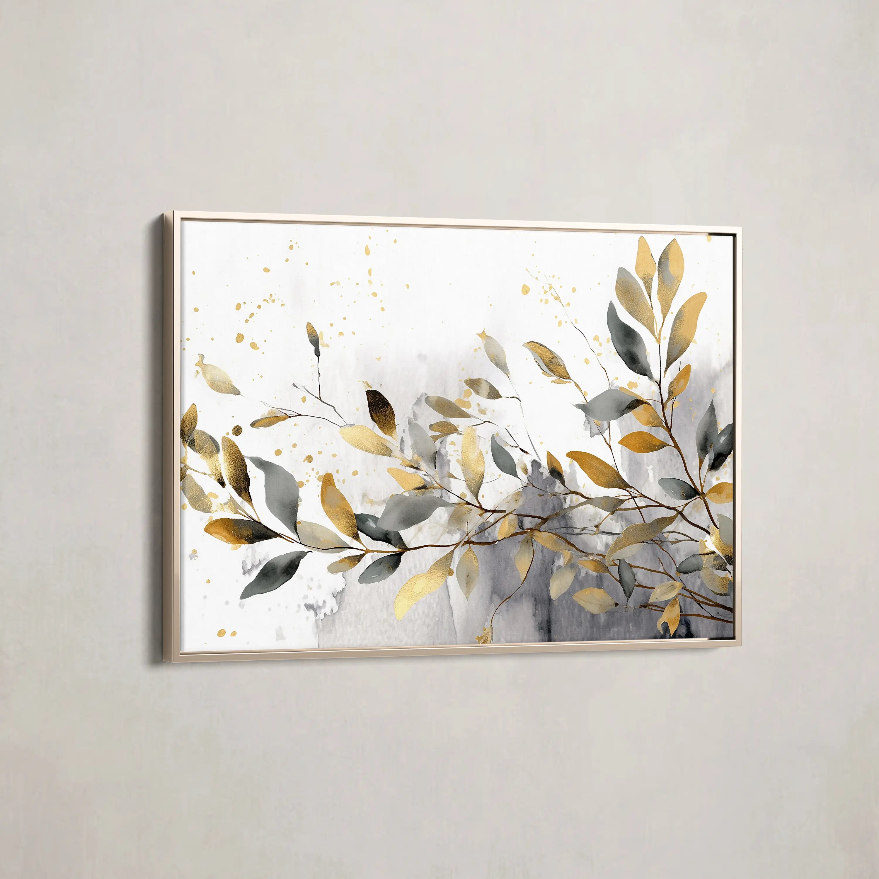 Floral Canvas Wall Art WAD003-F 90 x 60 cm / Stretched on hidden frame