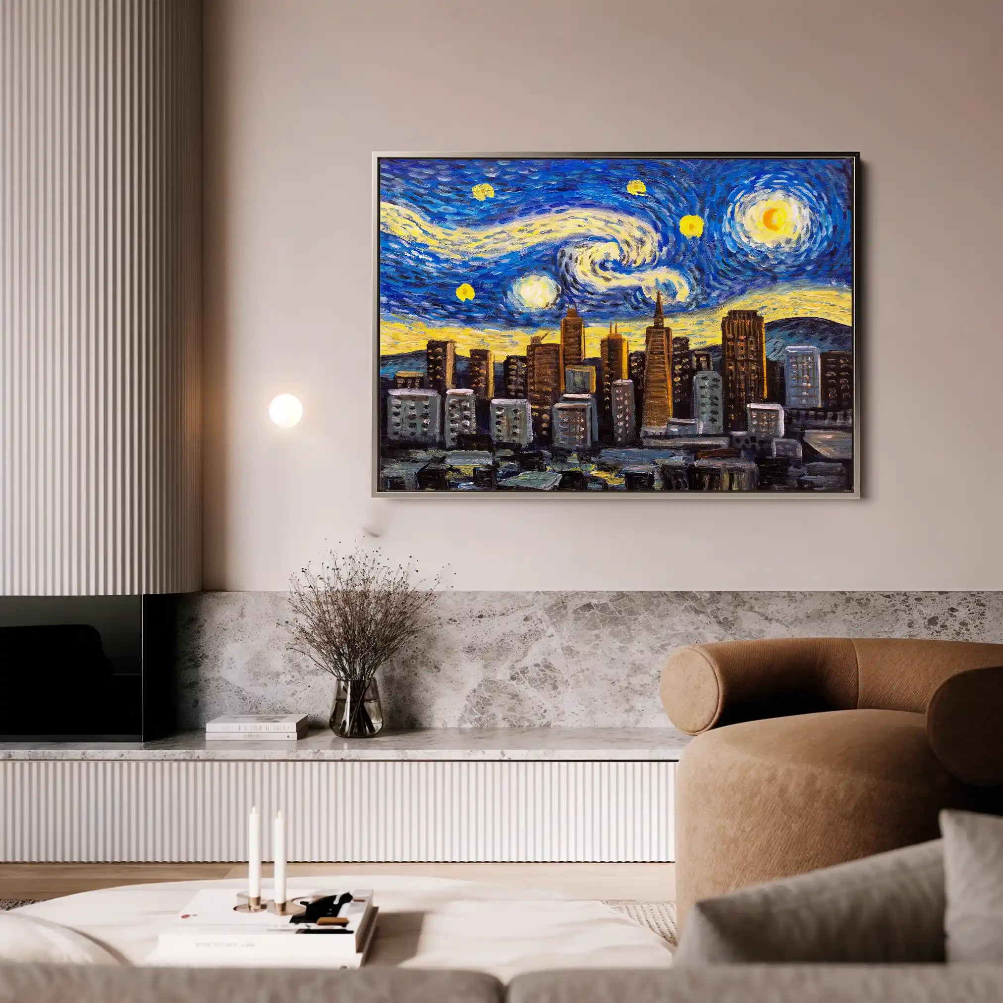 Landscape 003 Canvas Art 90 x 60 cm / Stretched on hidden frame