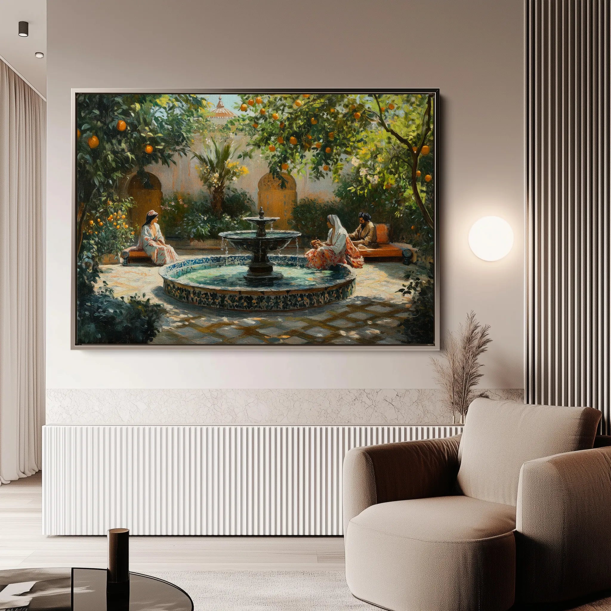 Orientalist Canvas Wall Art WAD003-OR 90 x 60 cm / Stretched on hidden frame