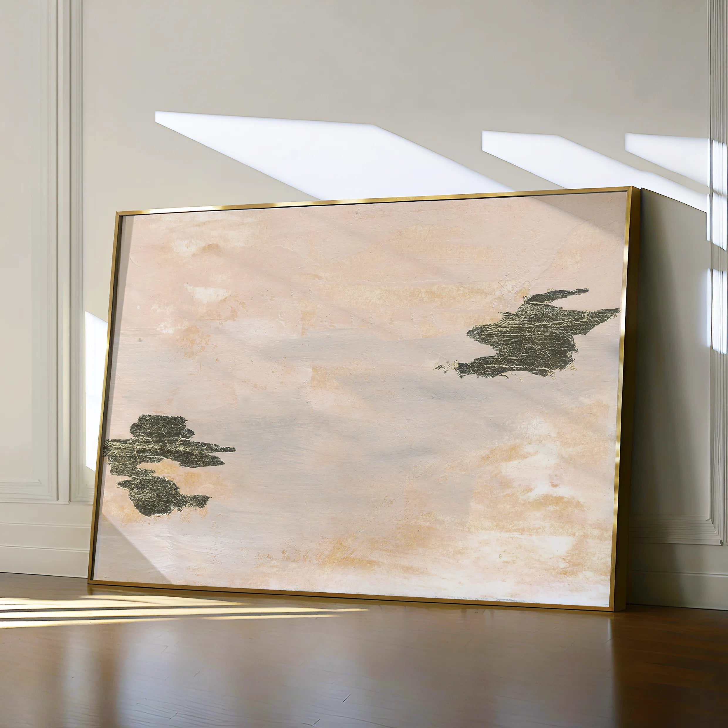 Abstract Canvas Wall Art WAD004-A 90 x 60 cm / Stretched on hidden frame