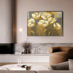 Floral Canvas Wall Art WAD004-F 90 x 60 cm / Stretched on hidden frame
