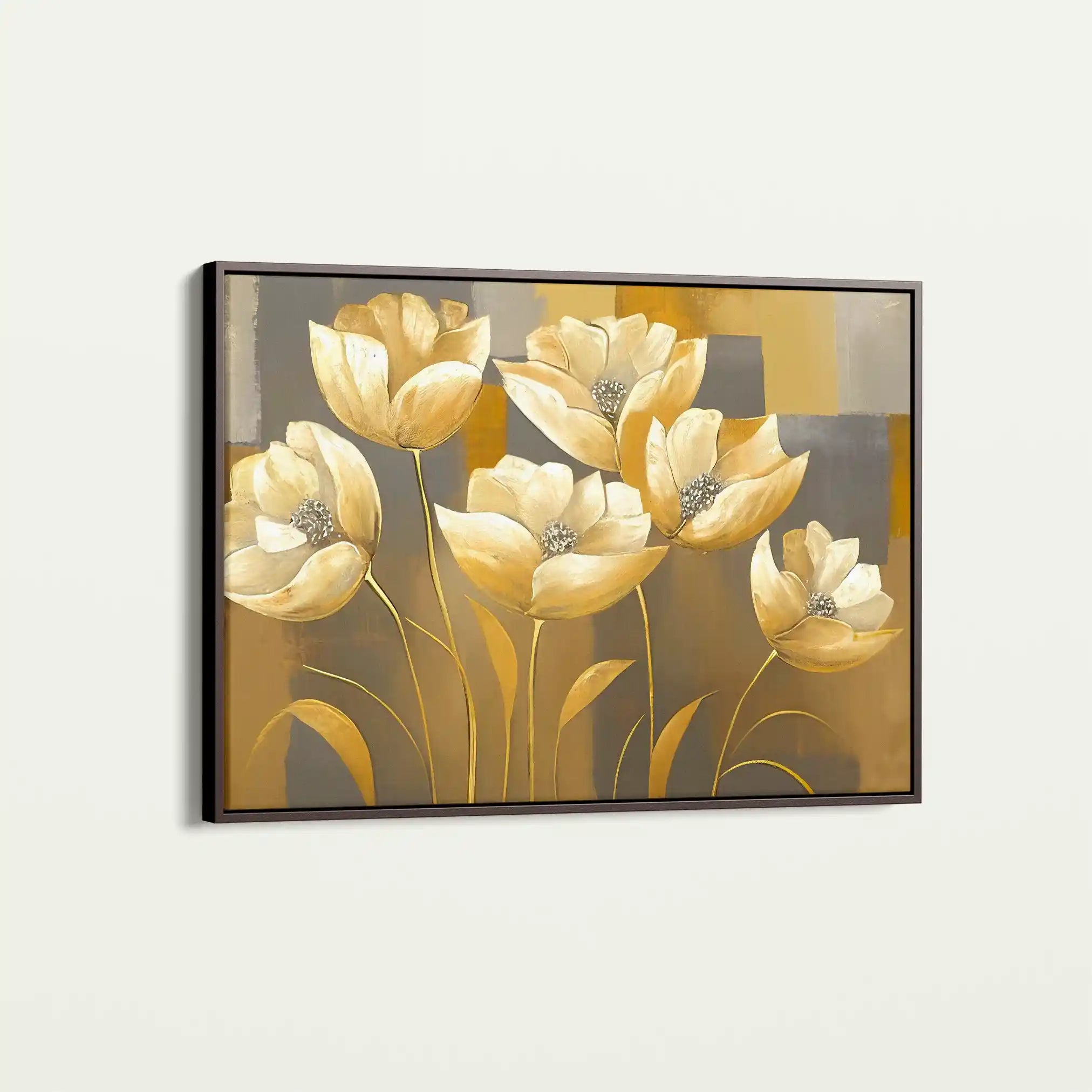 Floral Canvas Wall Art WAD004-F 90 x 60 cm / Stretched on hidden frame