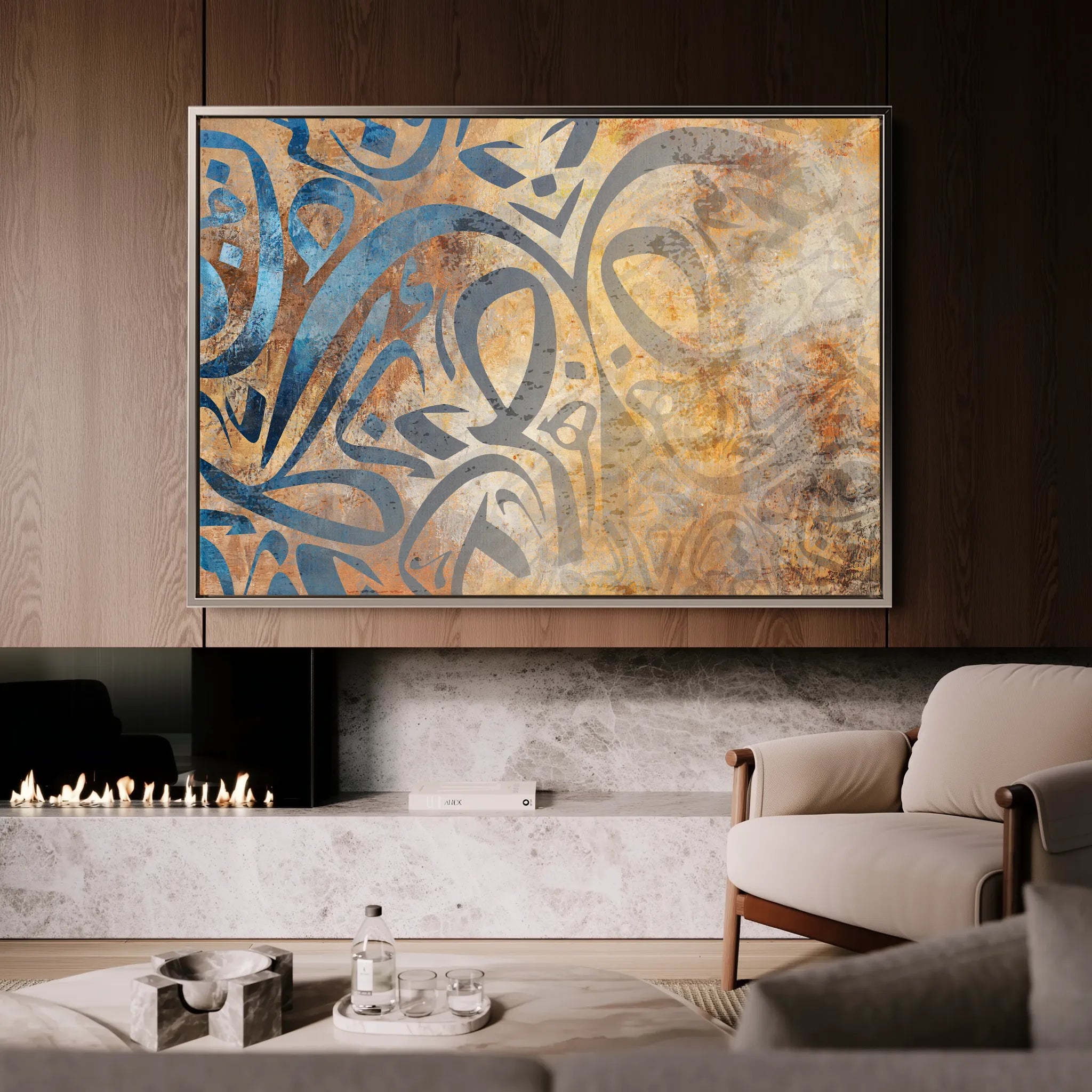 Islamic Canvas Wall Art WAD004-IS 90 x 60 cm / Stretched on hidden frame
