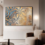Islamic 004 Canvas Art 90 x 60 cm / Stretched on hidden frame