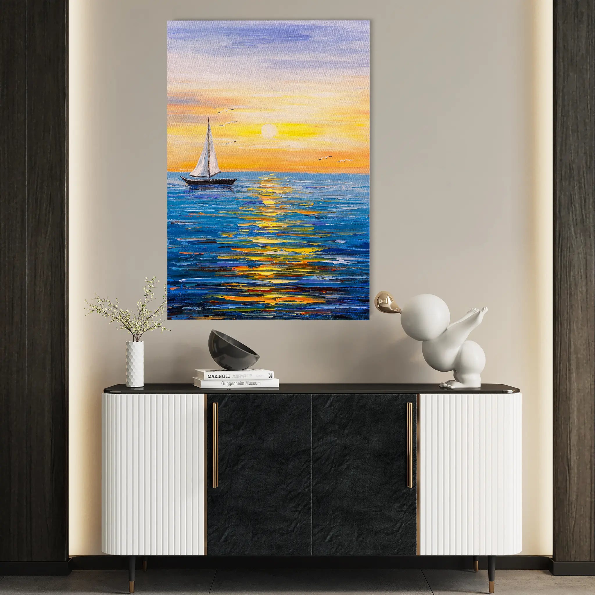 Landscape Canvas Wall Art WAD004-L 90 x 60 cm / Stretched on hidden frame