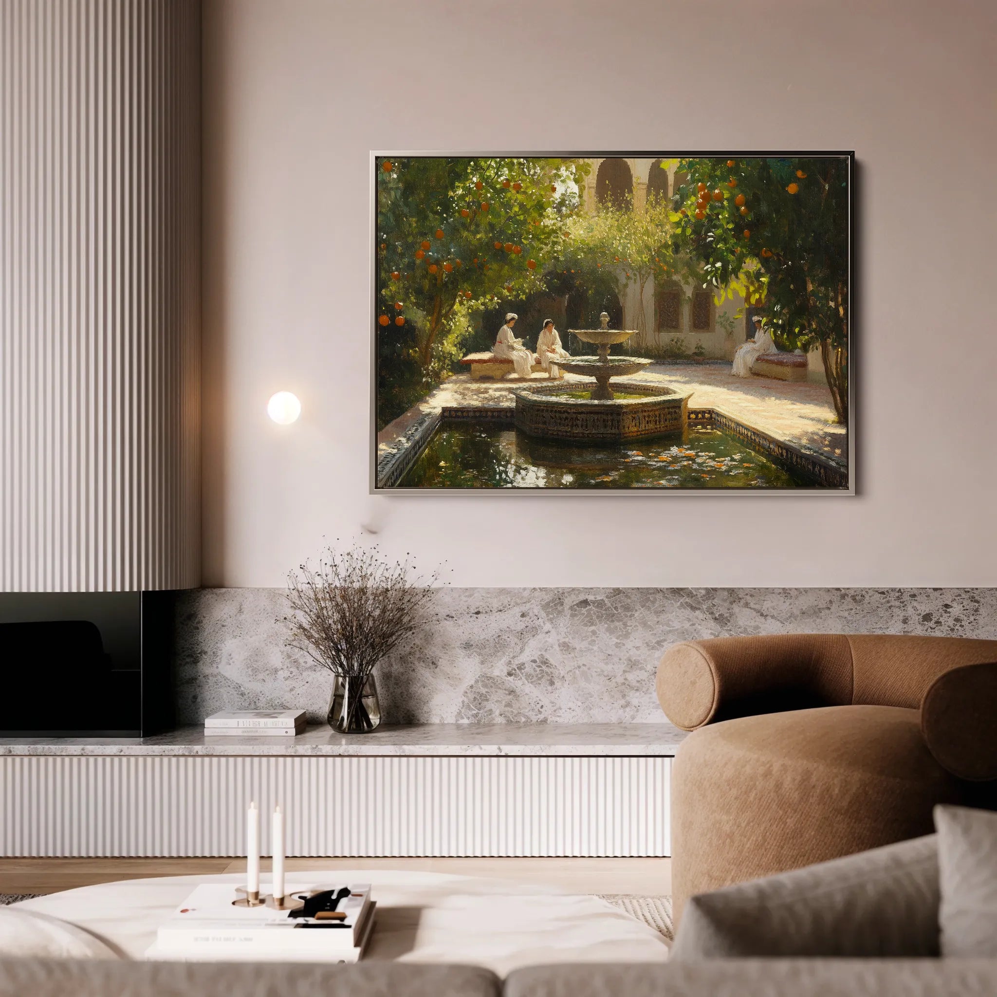Orientalist Canvas Wall Art WAD004-OR 90 x 60 cm / Stretched on hidden frame