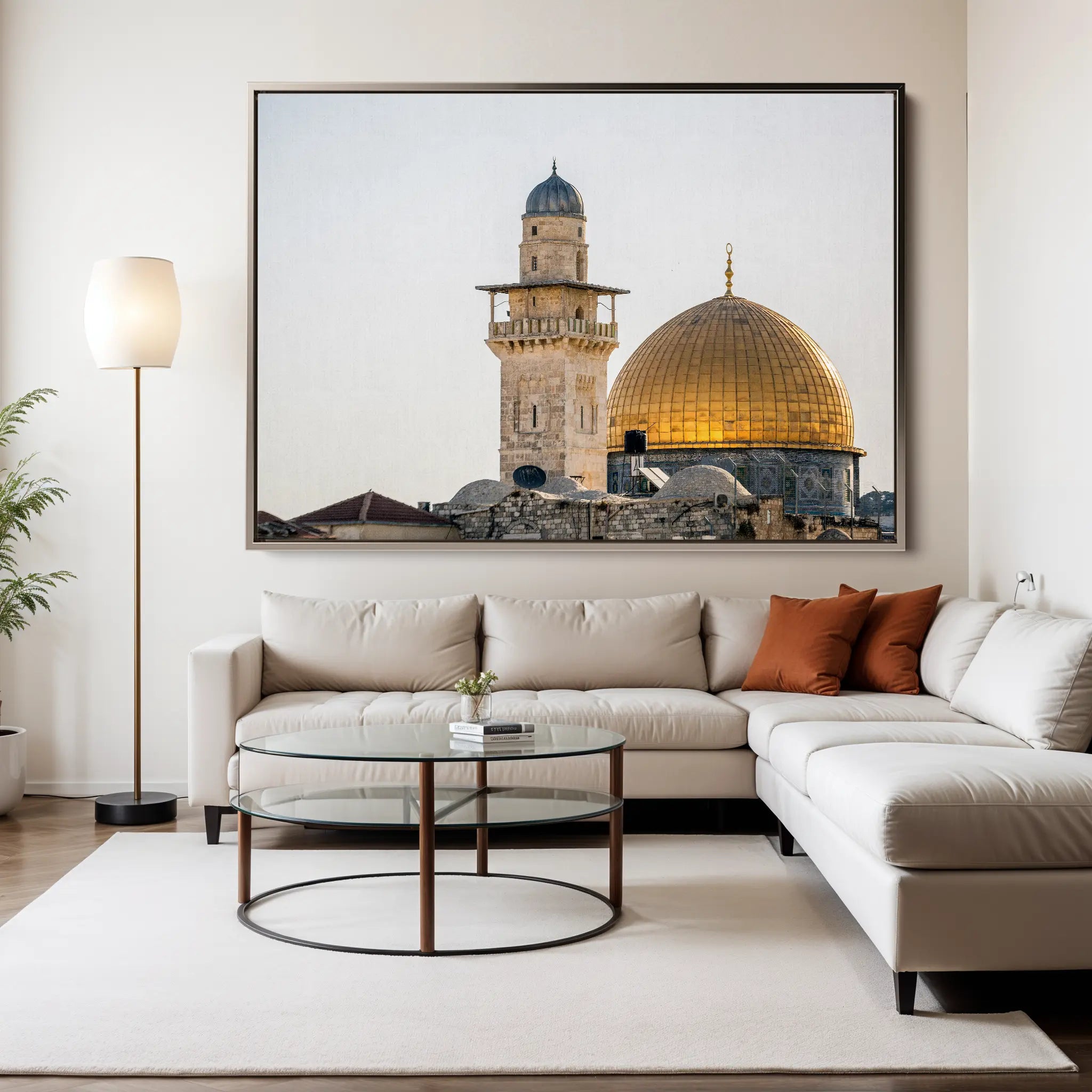 Palestine Canvas Wall Art WAD004-PL 90 x 60 cm / Stretched on hidden frame