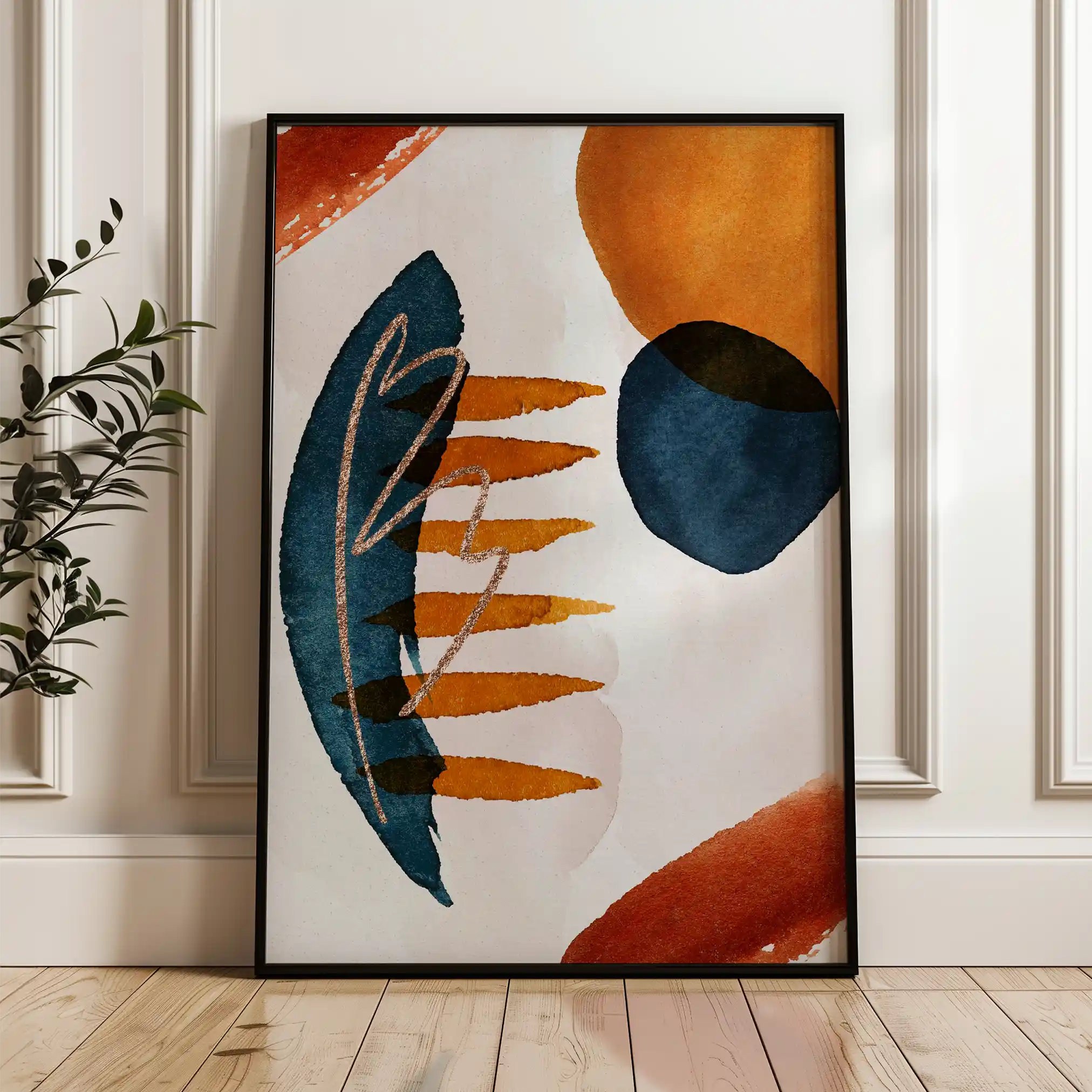 Boho 005 Canvas Art 90 x 60 cm / Stretched on hidden frame