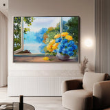 Floral Canvas Wall Art WAD005-F 90 x 60 cm / Stretched on hidden frame