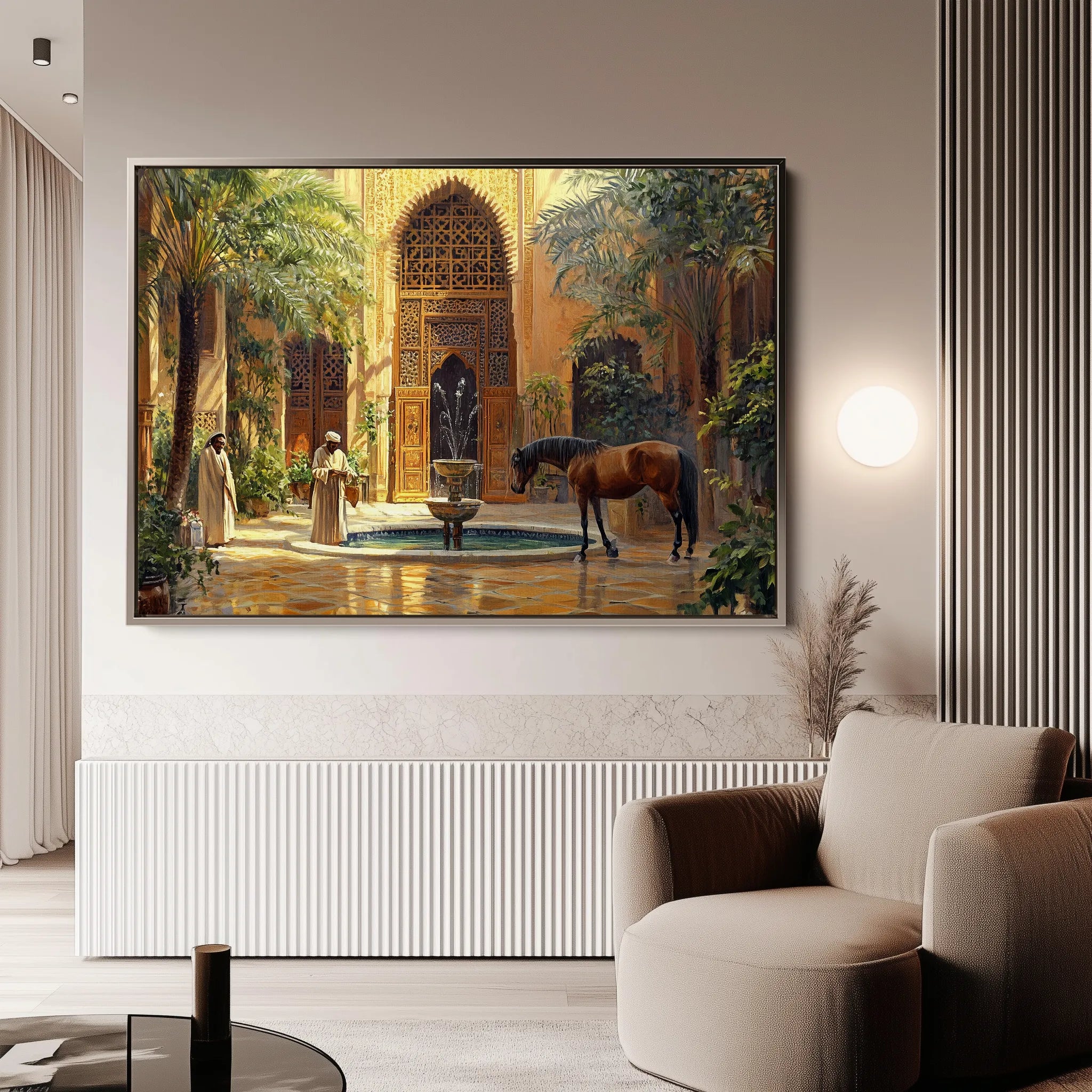 Orientalist Canvas Wall Art WAD005-OR 90 x 60 cm / Stretched on hidden frame