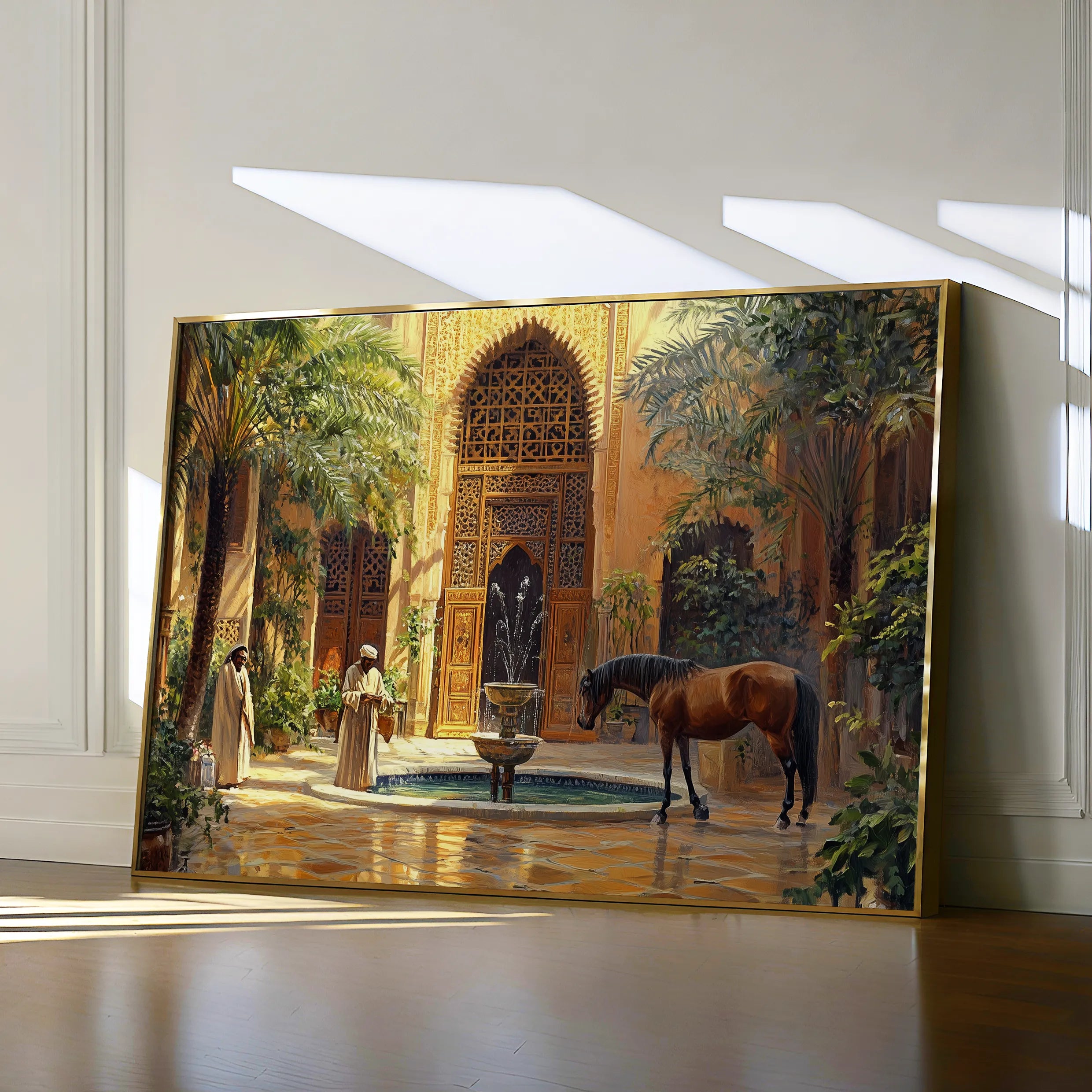 Orientalist Canvas Wall Art WAD005-OR 90 x 60 cm / Stretched on hidden frame