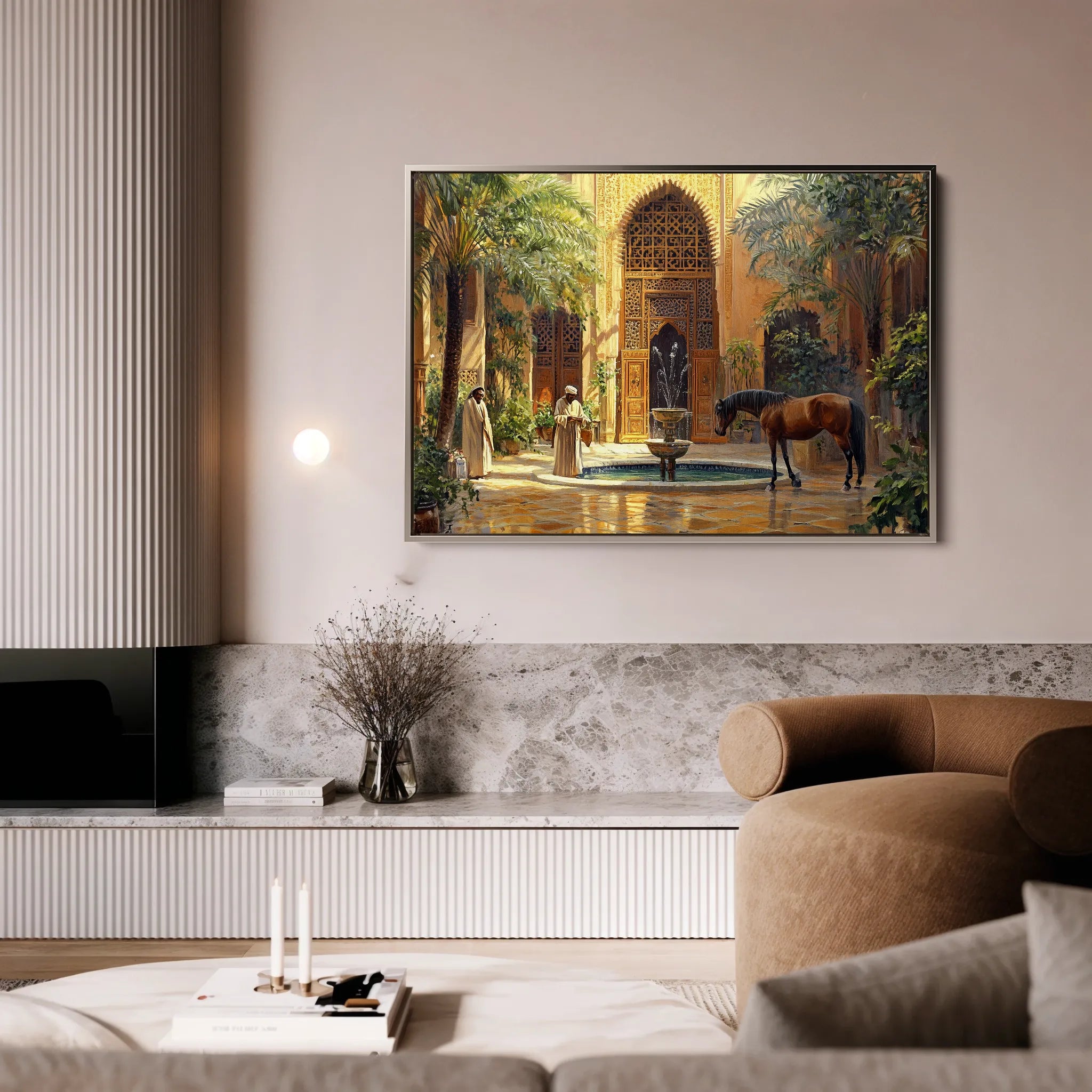 Orientalist Canvas Wall Art WAD005-OR 90 x 60 cm / Stretched on hidden frame