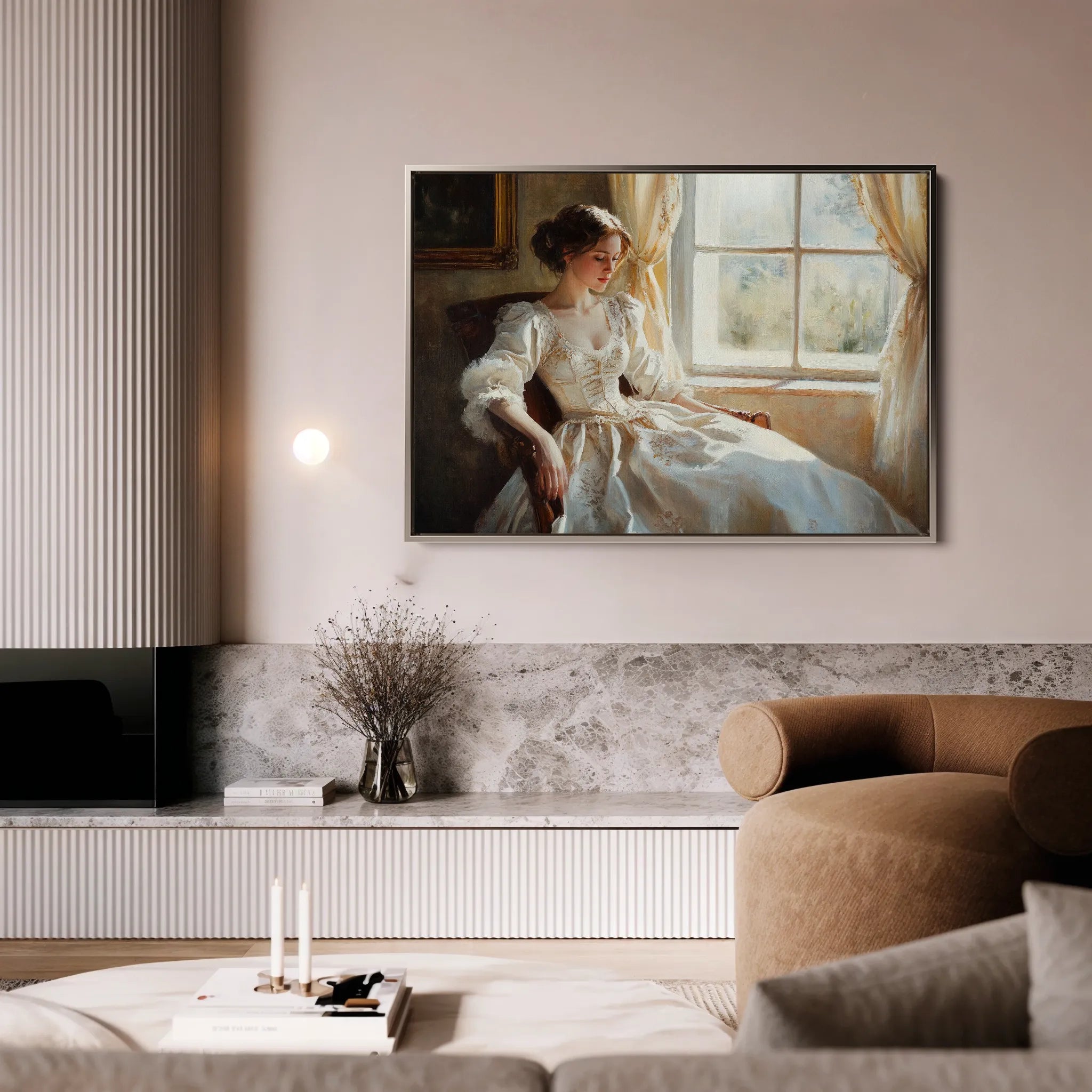 Classic Canvas Wall Art WAD006-CL 90 x 60 cm / Stretched on hidden frame