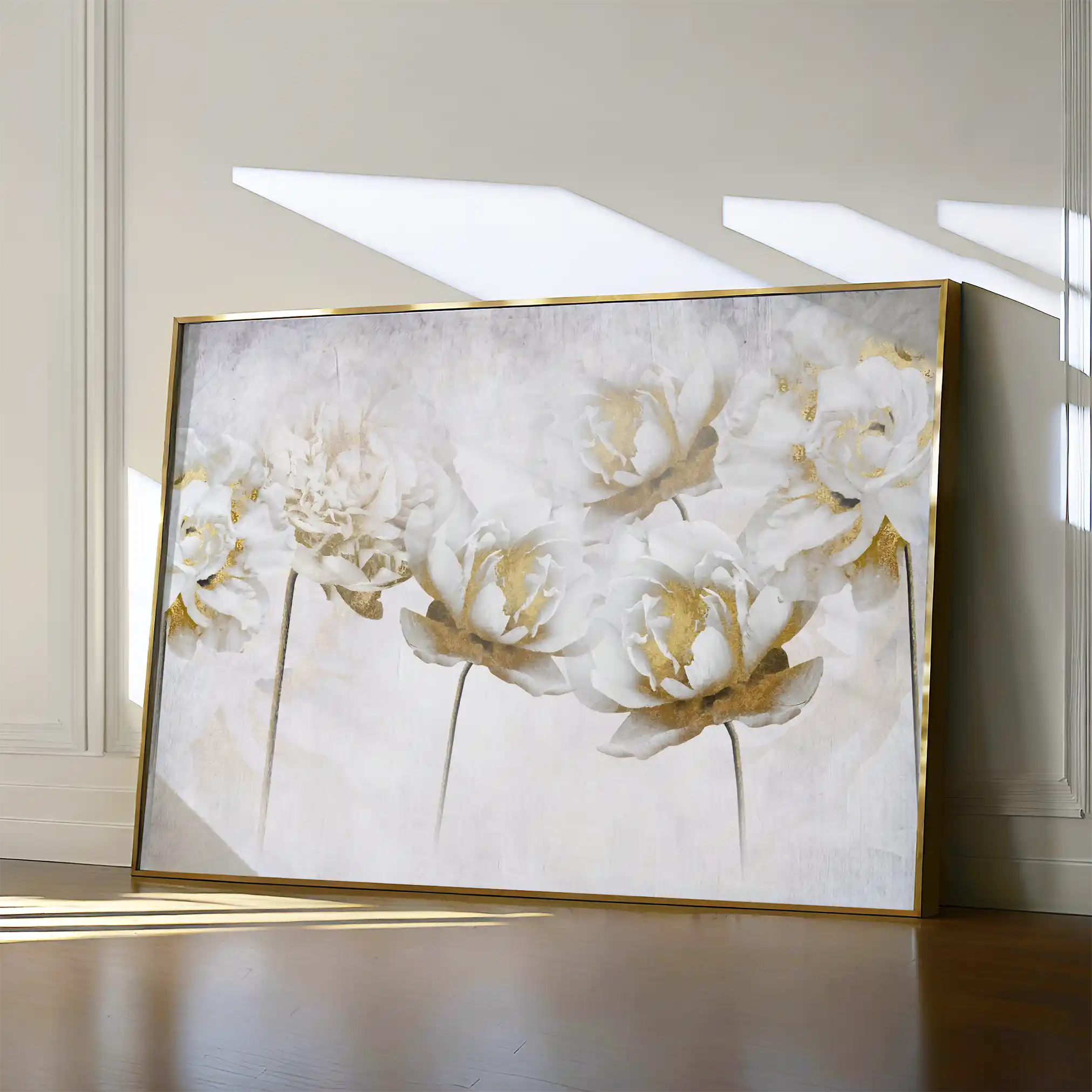 Floral Canvas Wall Art WAD006-F 90 x 60 cm / Stretched on hidden frame