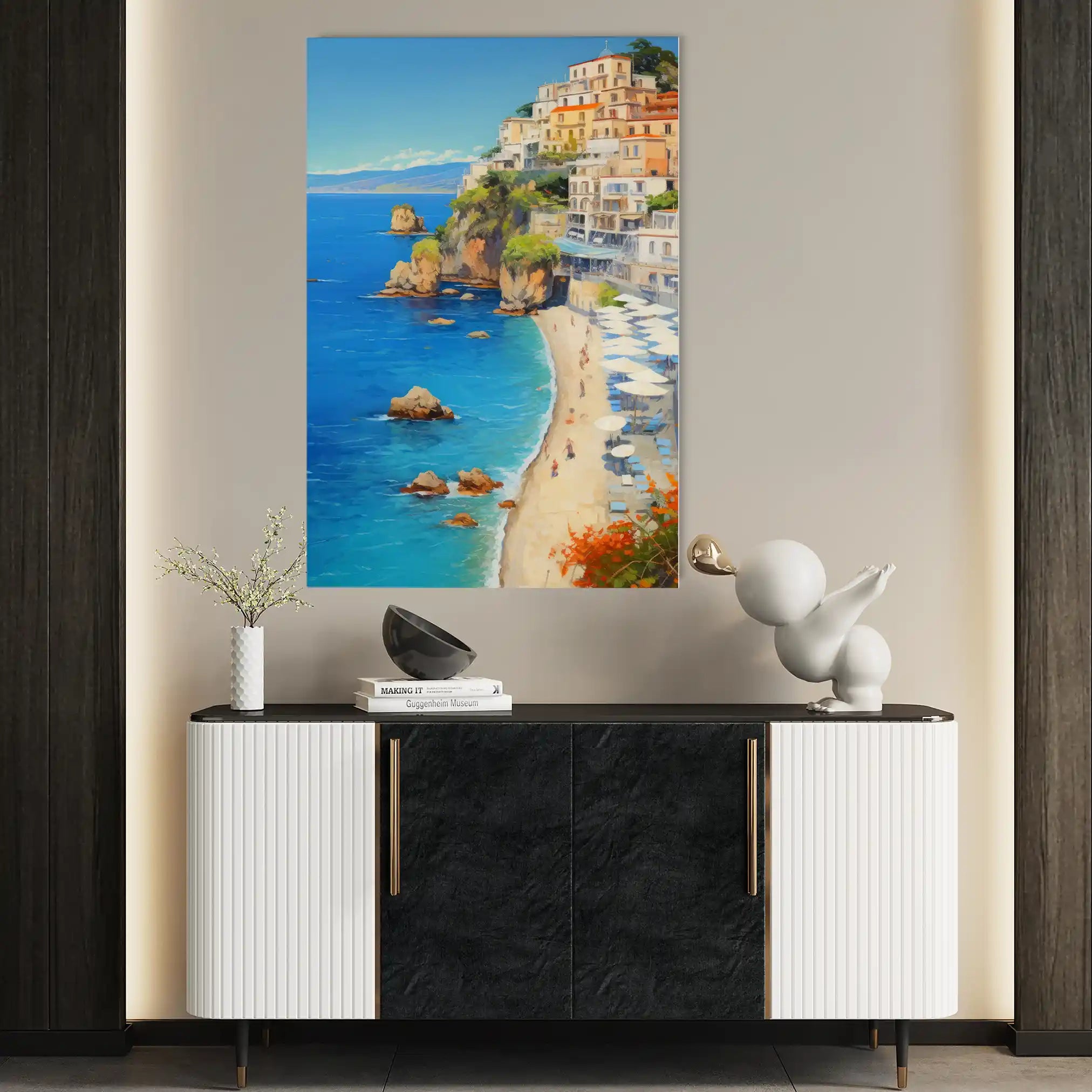 Landscape 006 Canvas Art 90 x 60 cm / Stretched on hidden frame