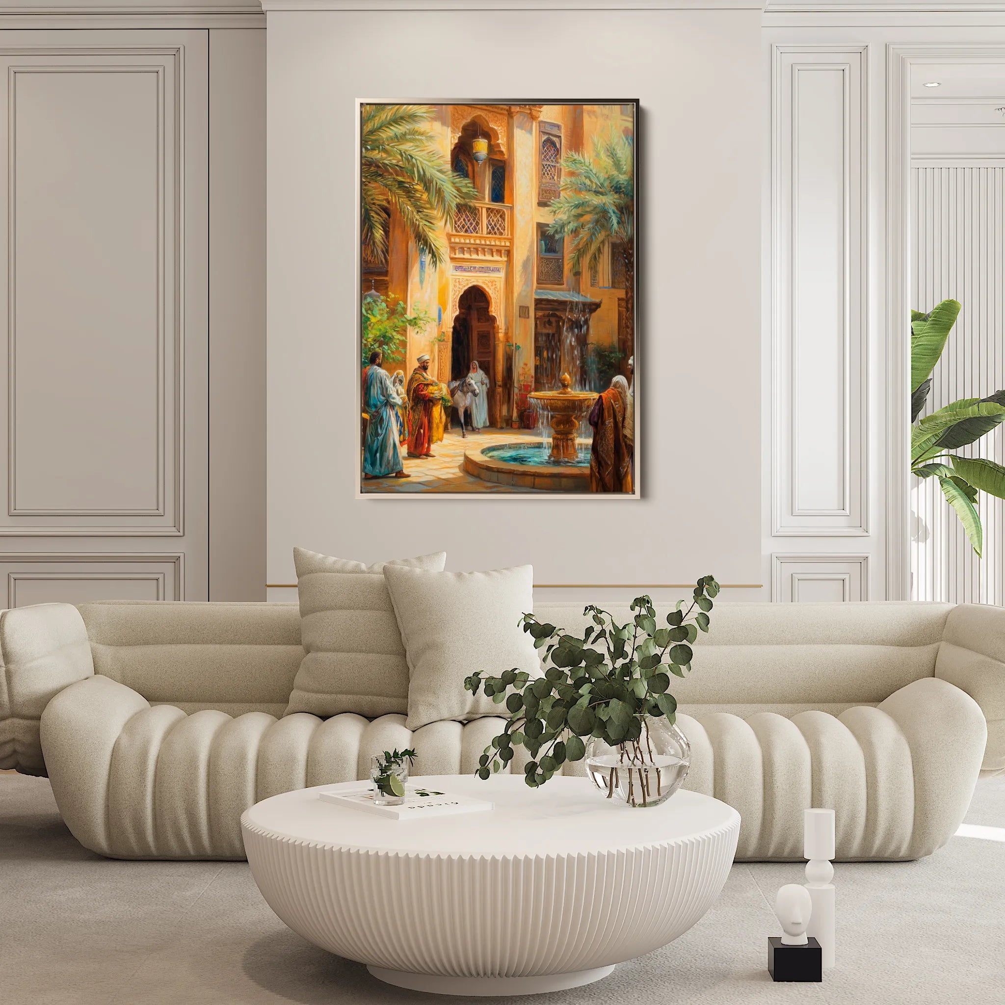 Orientalist Canvas Wall Art WAD006-OR 90 x 60 cm / Stretched on hidden frame