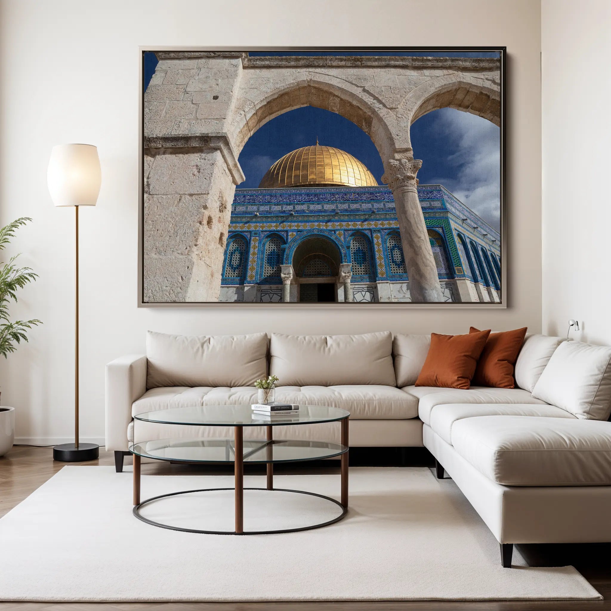 Palestine Canvas Wall Art WAD006-PL 90 x 60 cm / Stretched on hidden frame