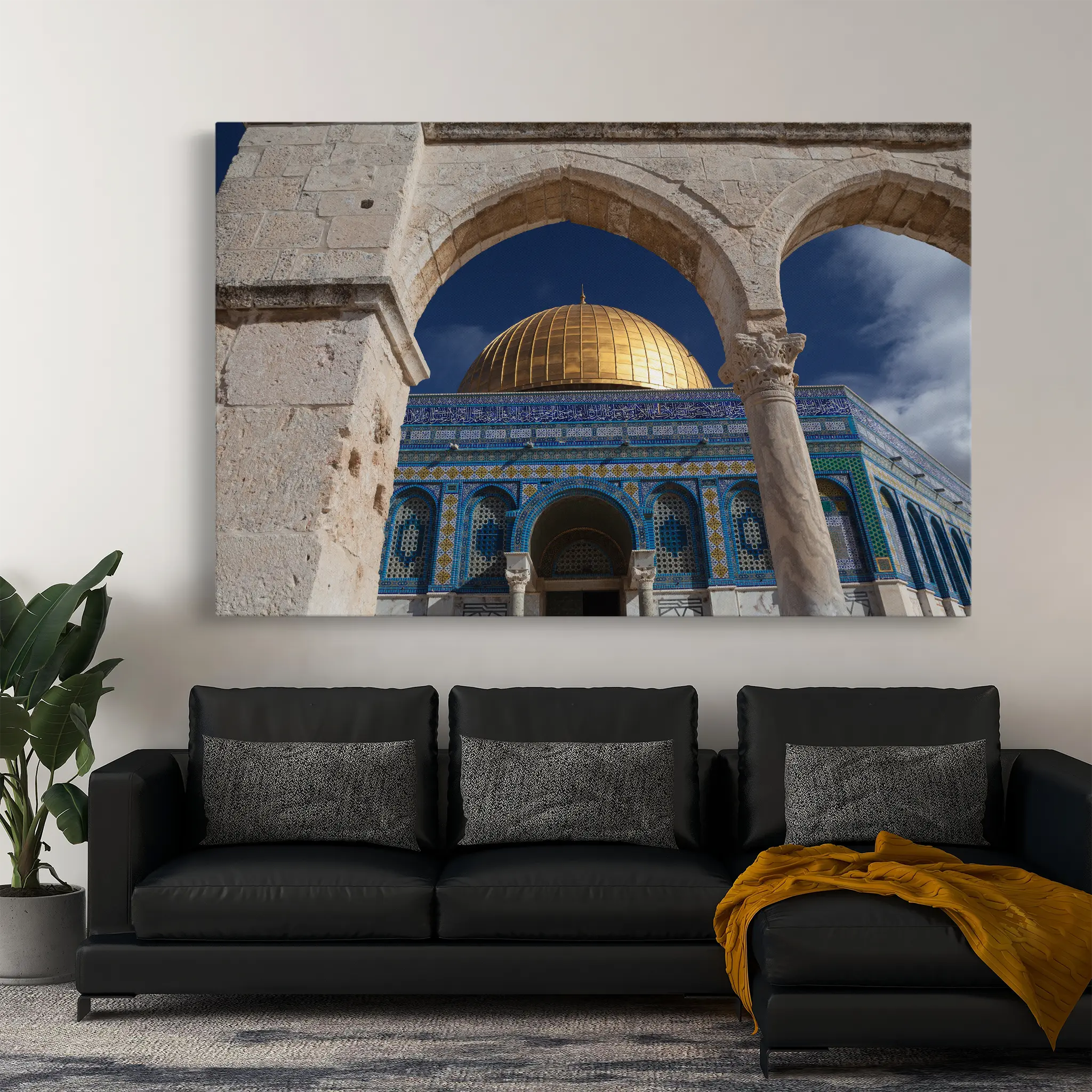 Palestine Canvas Wall Art WAD006-PL 90 x 60 cm / Stretched on hidden frame