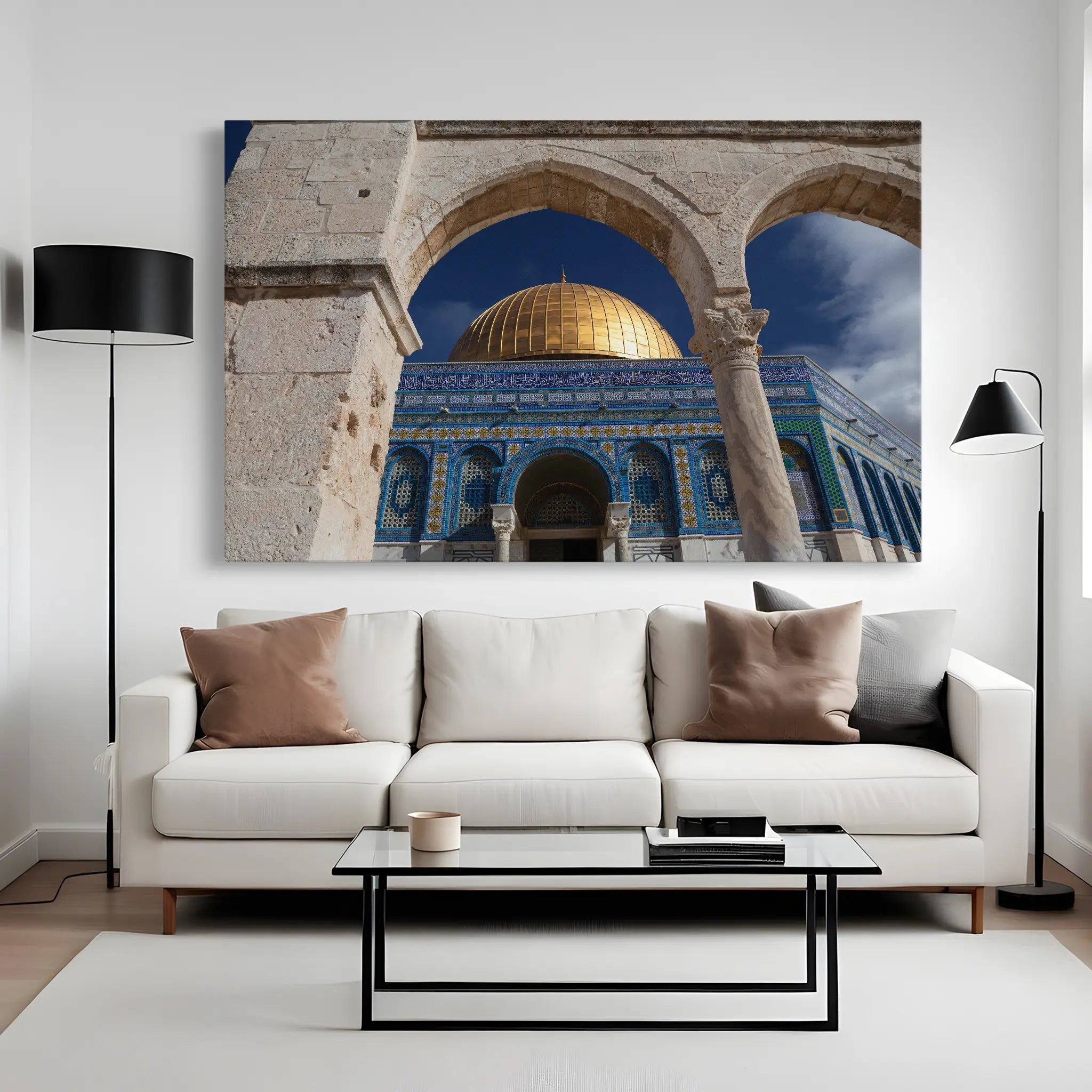 Palestine Canvas Wall Art WAD006-PL 90 x 60 cm / Stretched on hidden frame