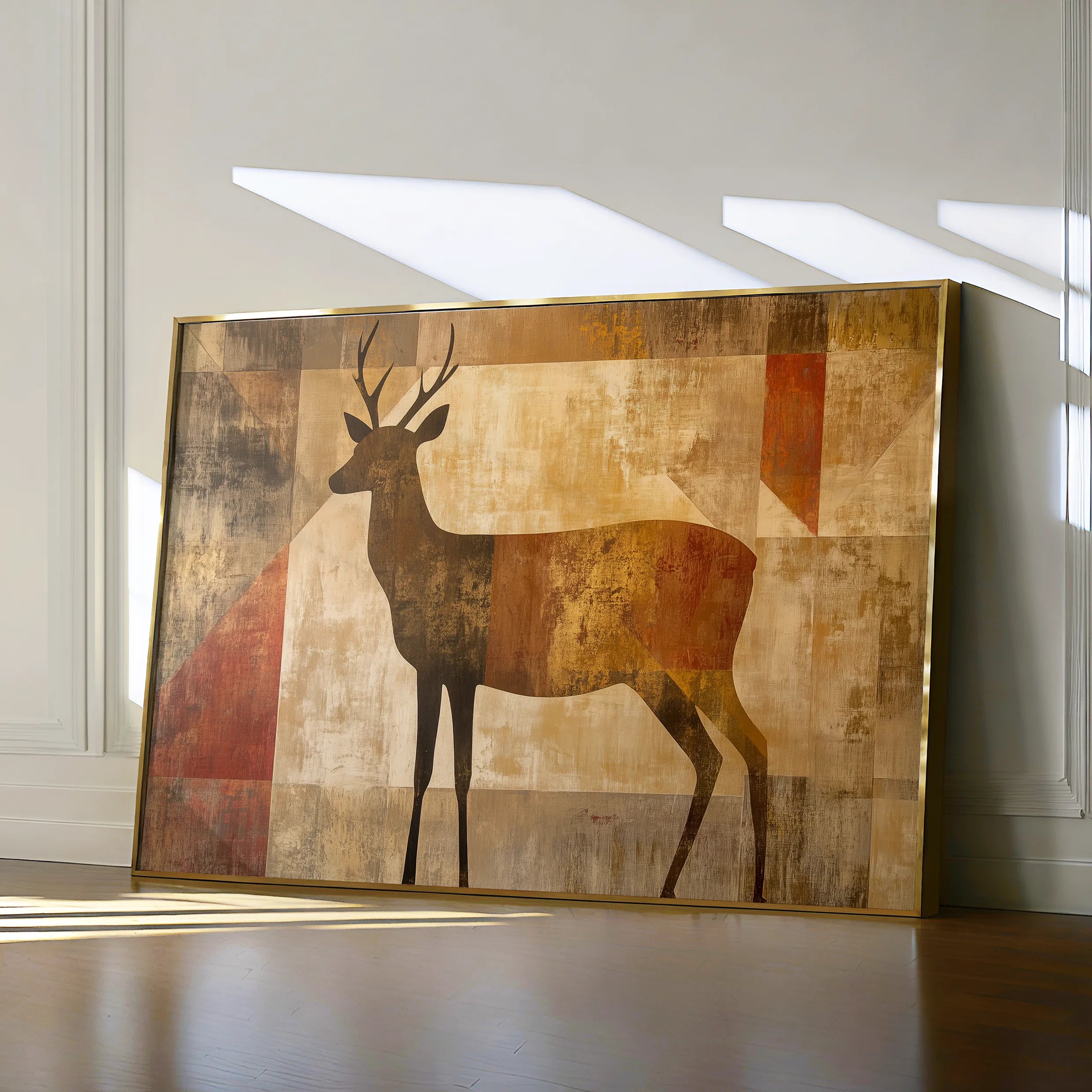 Animals Canvas Wall Art WAD007-AN 90 x 60 cm / Stretched on hidden frame