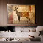 Animals 007 Canvas Art 90 x 60 cm / Stretched on hidden frame