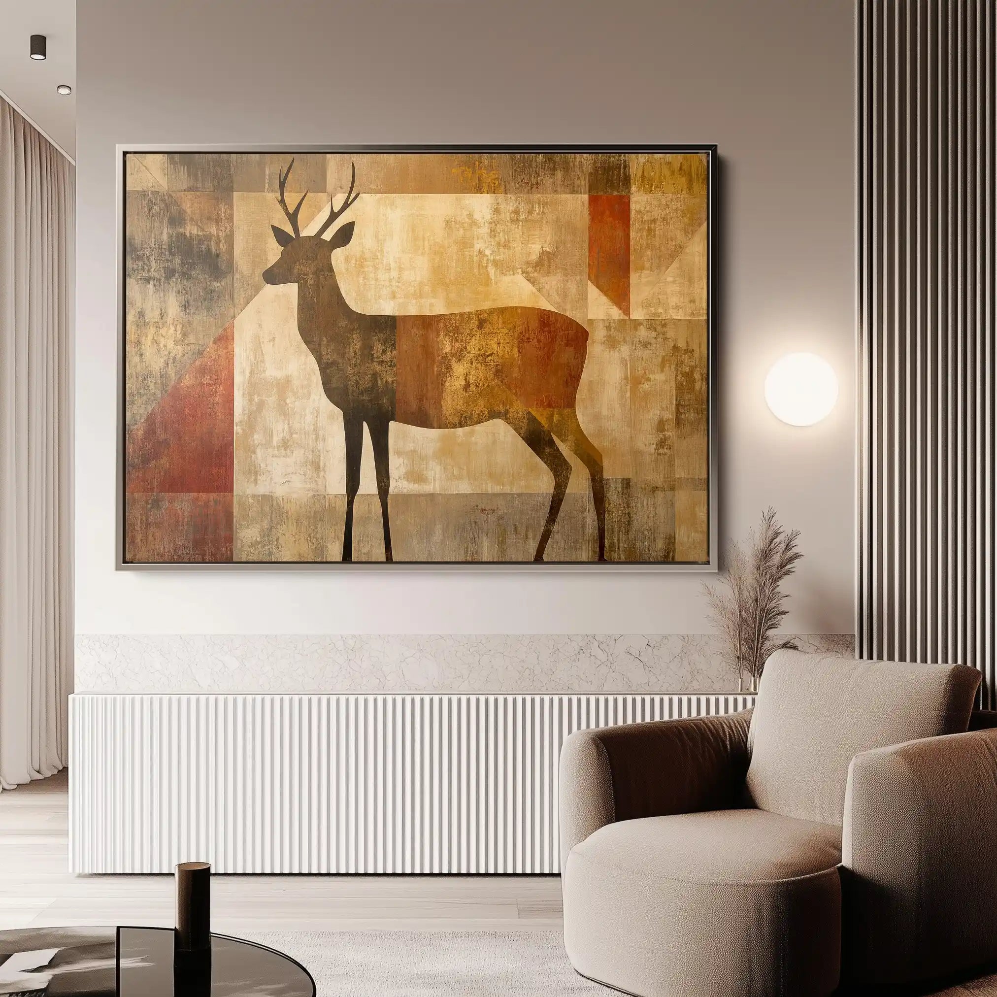 Animals 007 Canvas Art 90 x 60 cm / Stretched on hidden frame