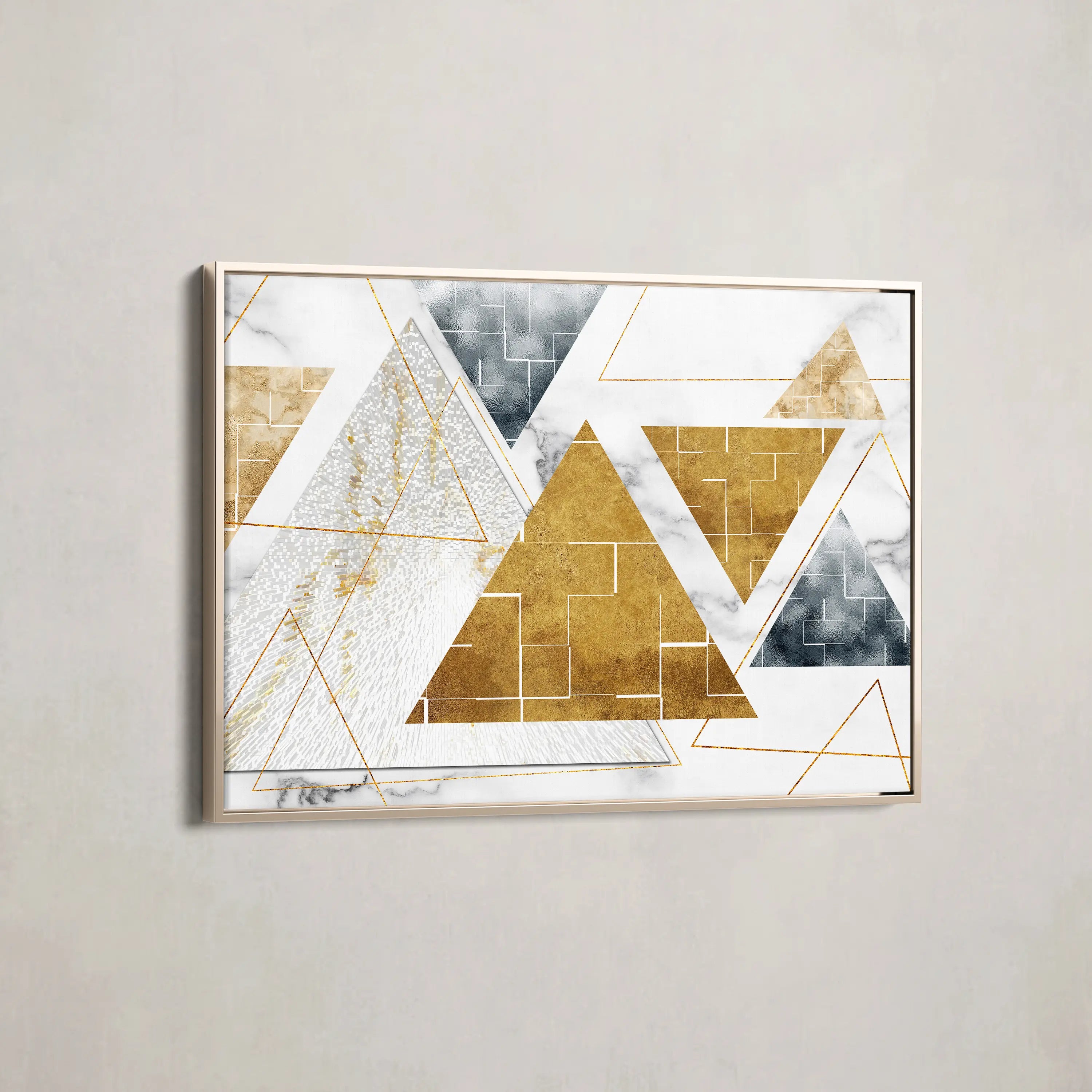 Abstract Canvas Wall Art WAD007-A 90 x 60 cm / Stretched on hidden frame