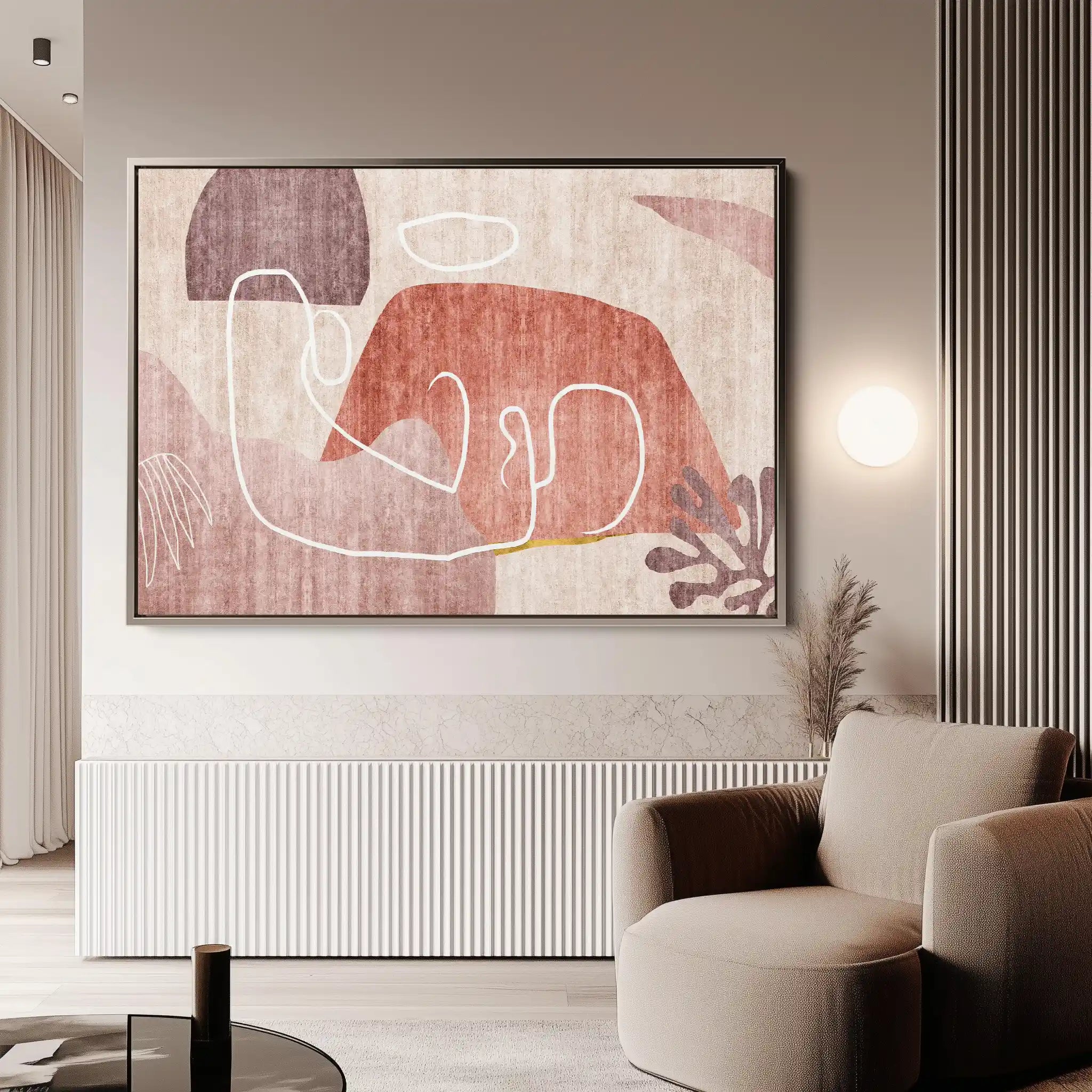 Boho 007 Canvas Art 90 x 60 cm / Stretched on hidden frame