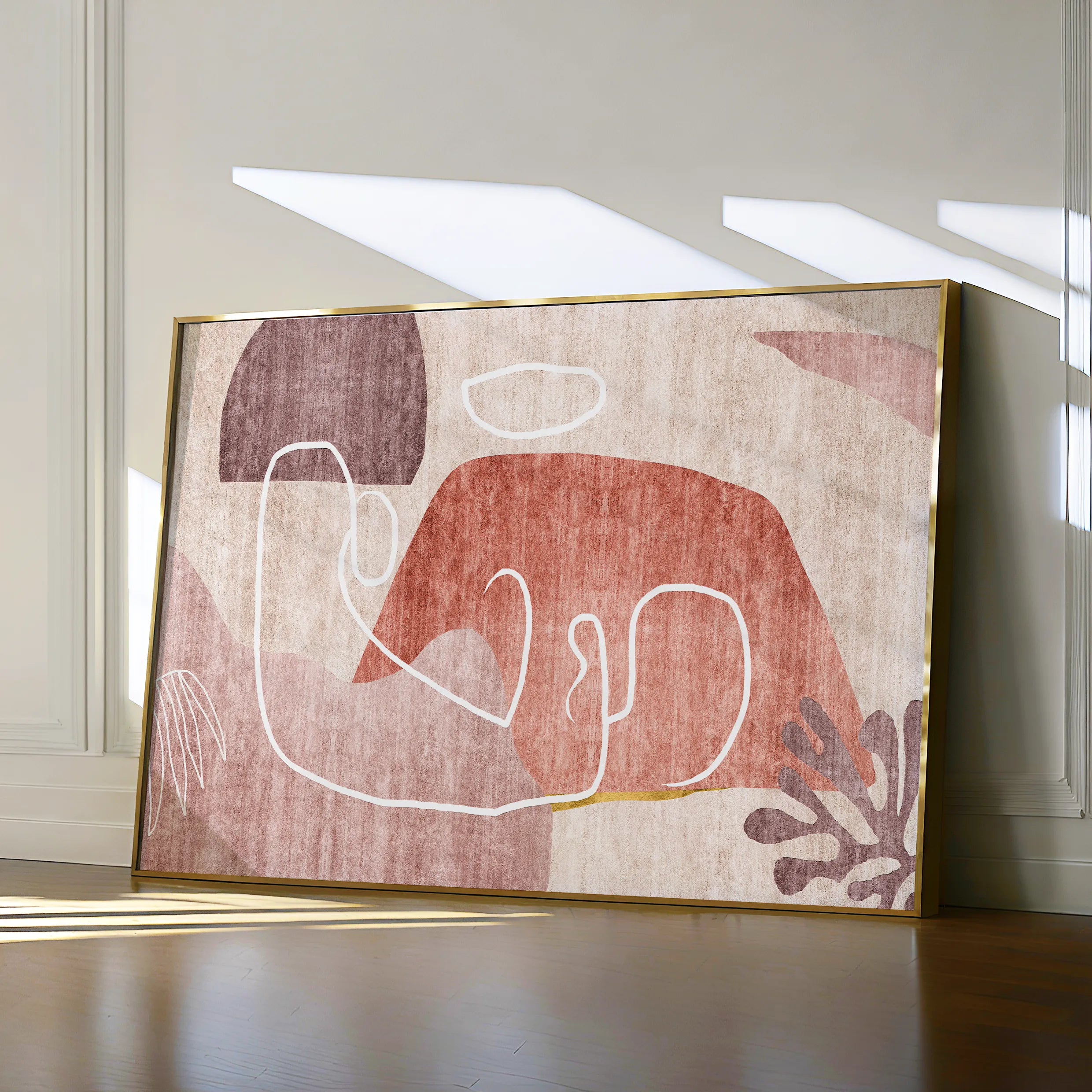 Boho Canvas Wall Art WAD007-BH 90 x 60 cm / Stretched on hidden frame