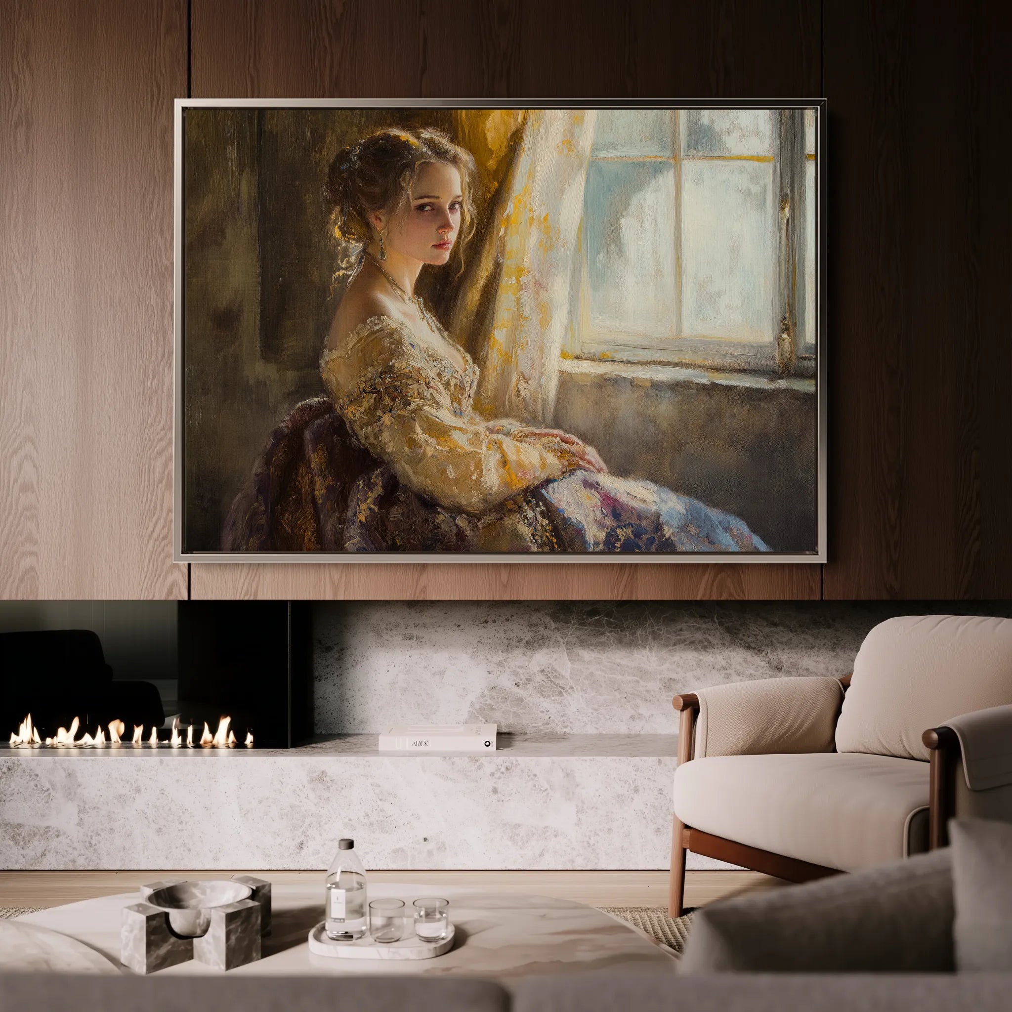 Classic Canvas Wall Art WAD007-CL 90 x 60 cm / Stretched on hidden frame