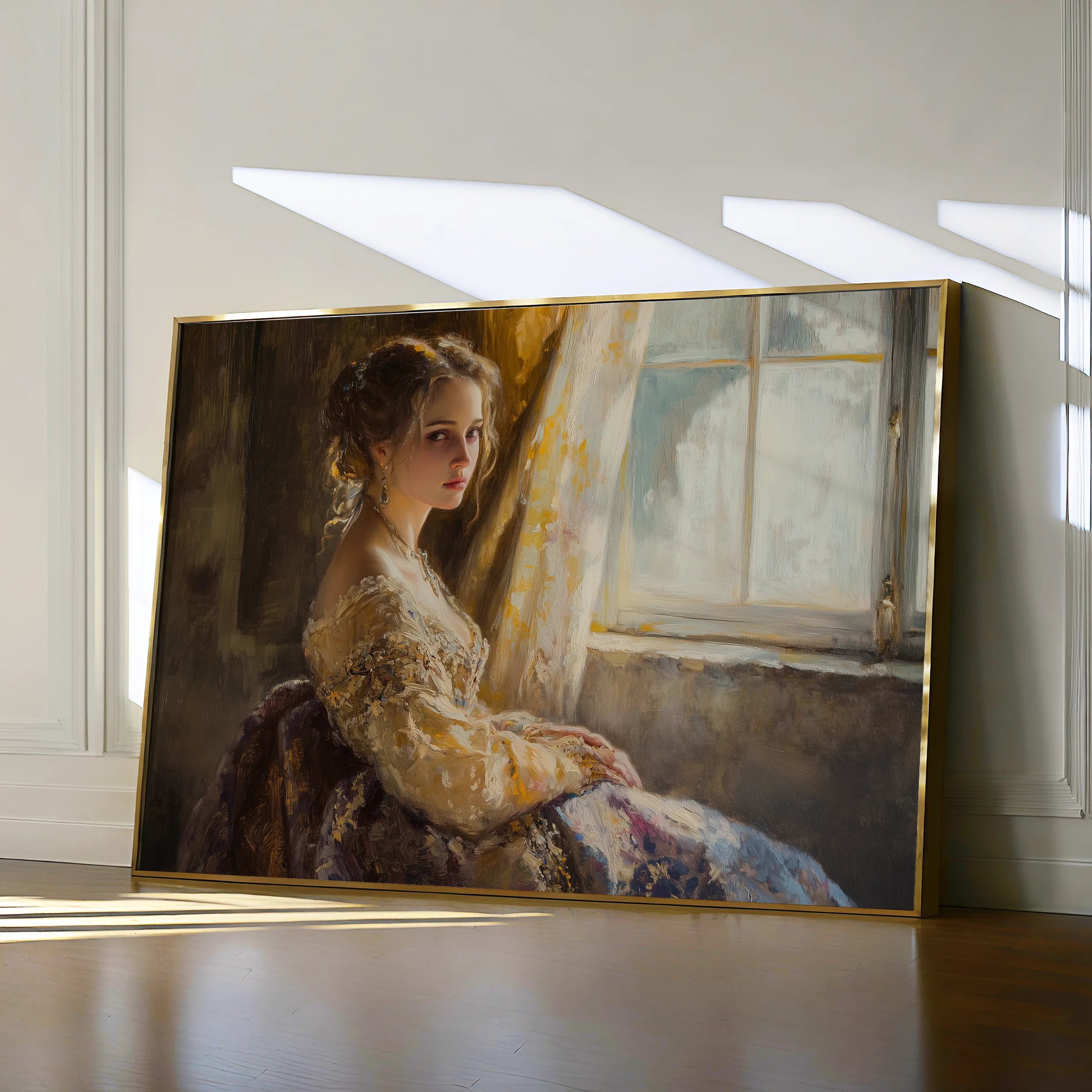 Classic Canvas Wall Art WAD007-CL 90 x 60 cm / Stretched on hidden frame