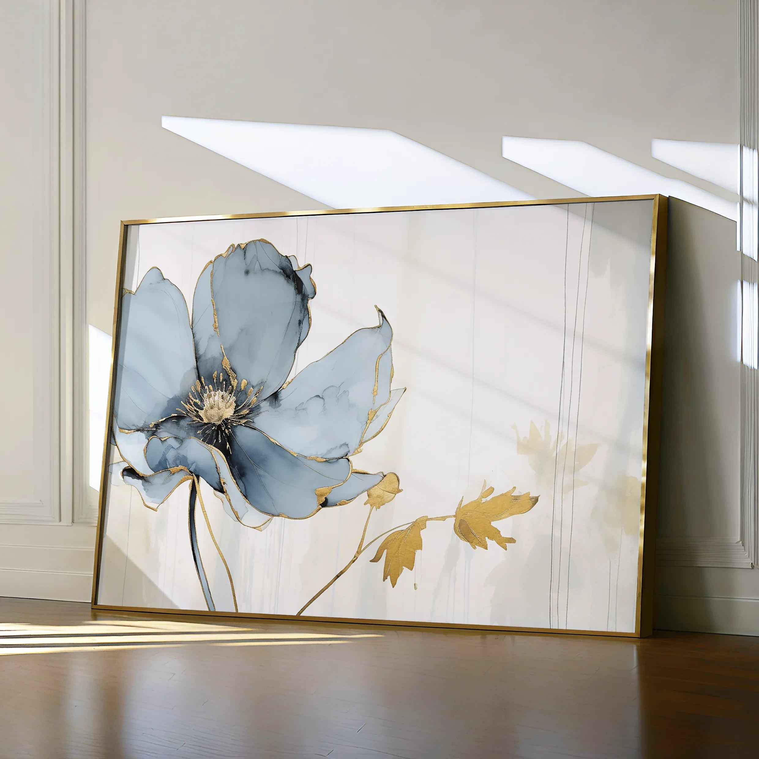 Floral Canvas Wall Art WAD007-F 90 x 60 cm / Stretched on hidden frame