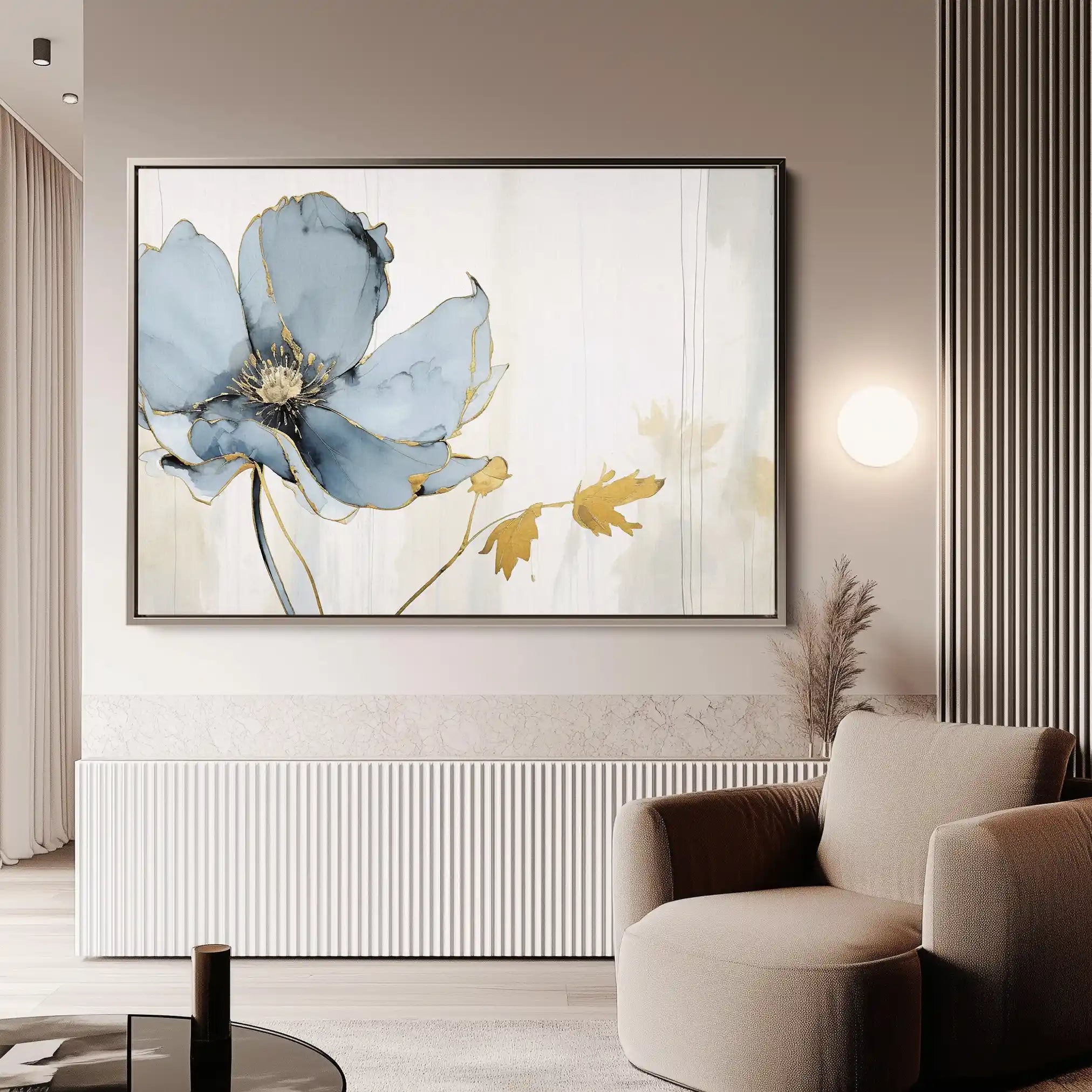 Floral Canvas Wall Art WAD007-F 90 x 60 cm / Stretched on hidden frame