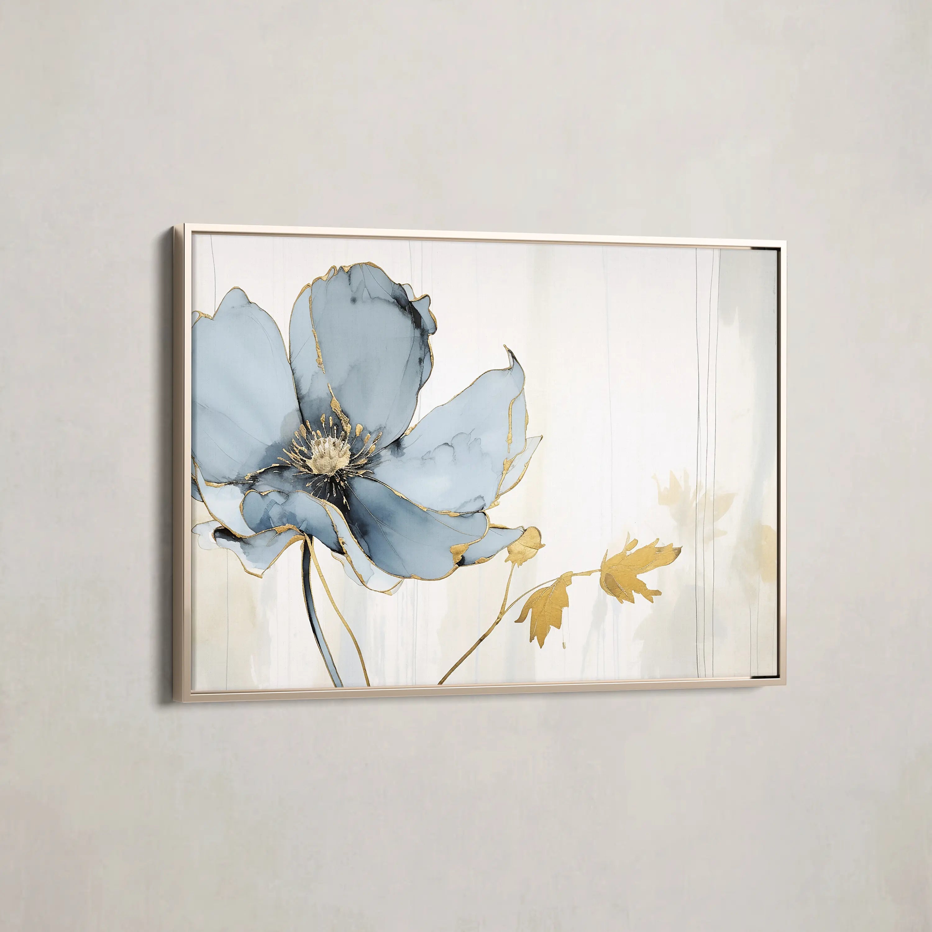 Floral Canvas Wall Art WAD007-F 90 x 60 cm / Stretched on hidden frame