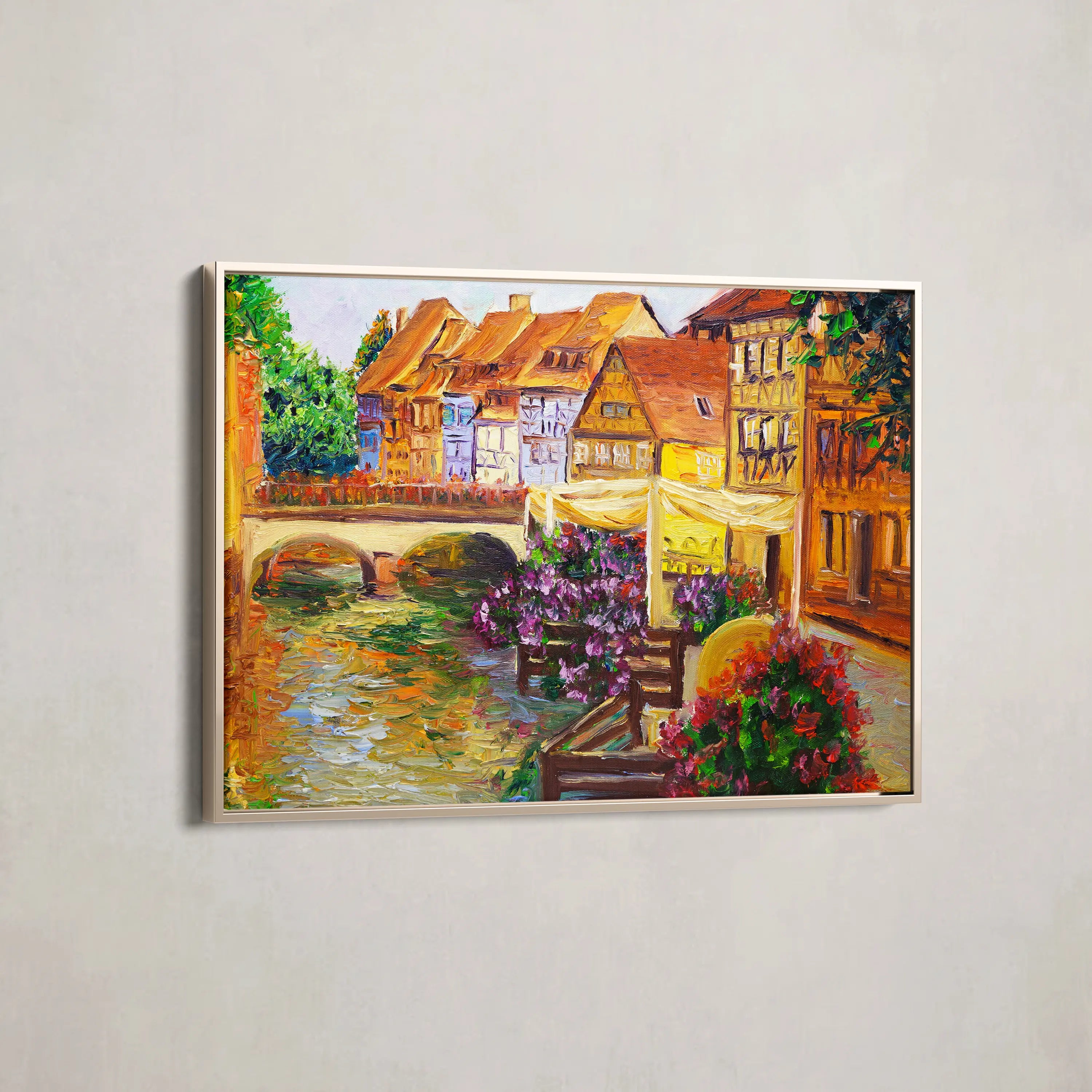 Landscape Canvas Wall Art WAD007-L 90 x 60 cm / Stretched on hidden frame