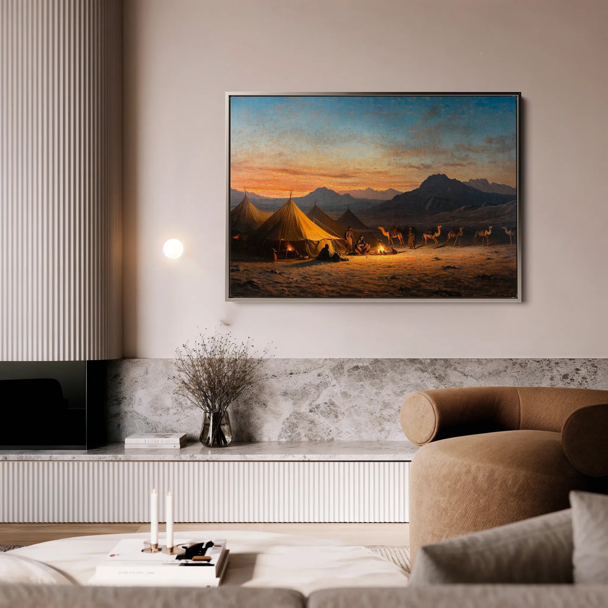 Orientalist Canvas Wall Art WAD007-OR 90 x 60 cm / Stretched on hidden frame