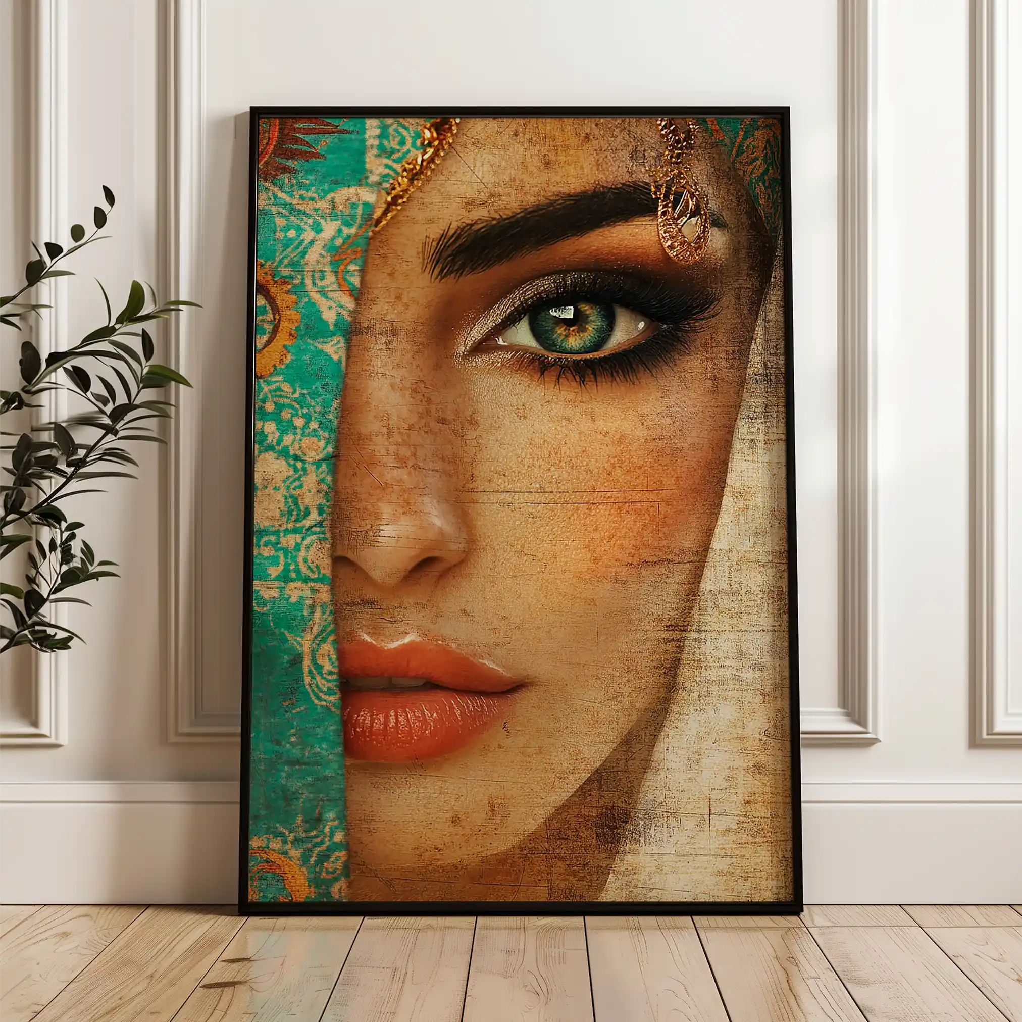 Portrait 007 Canvas Art 90 x 60 cm / Stretched on hidden frame