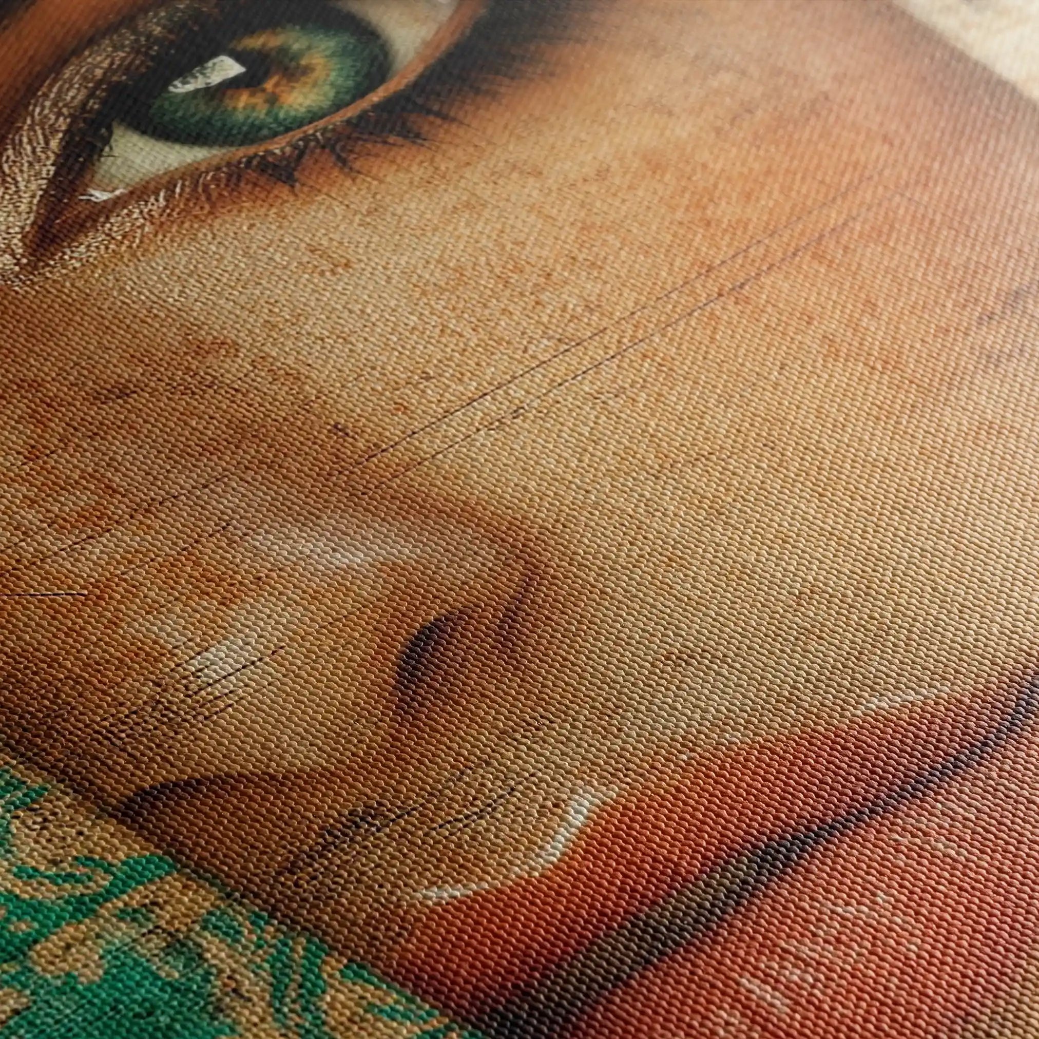 Portrait 007 Canvas Art 90 x 60 cm / Stretched on hidden frame