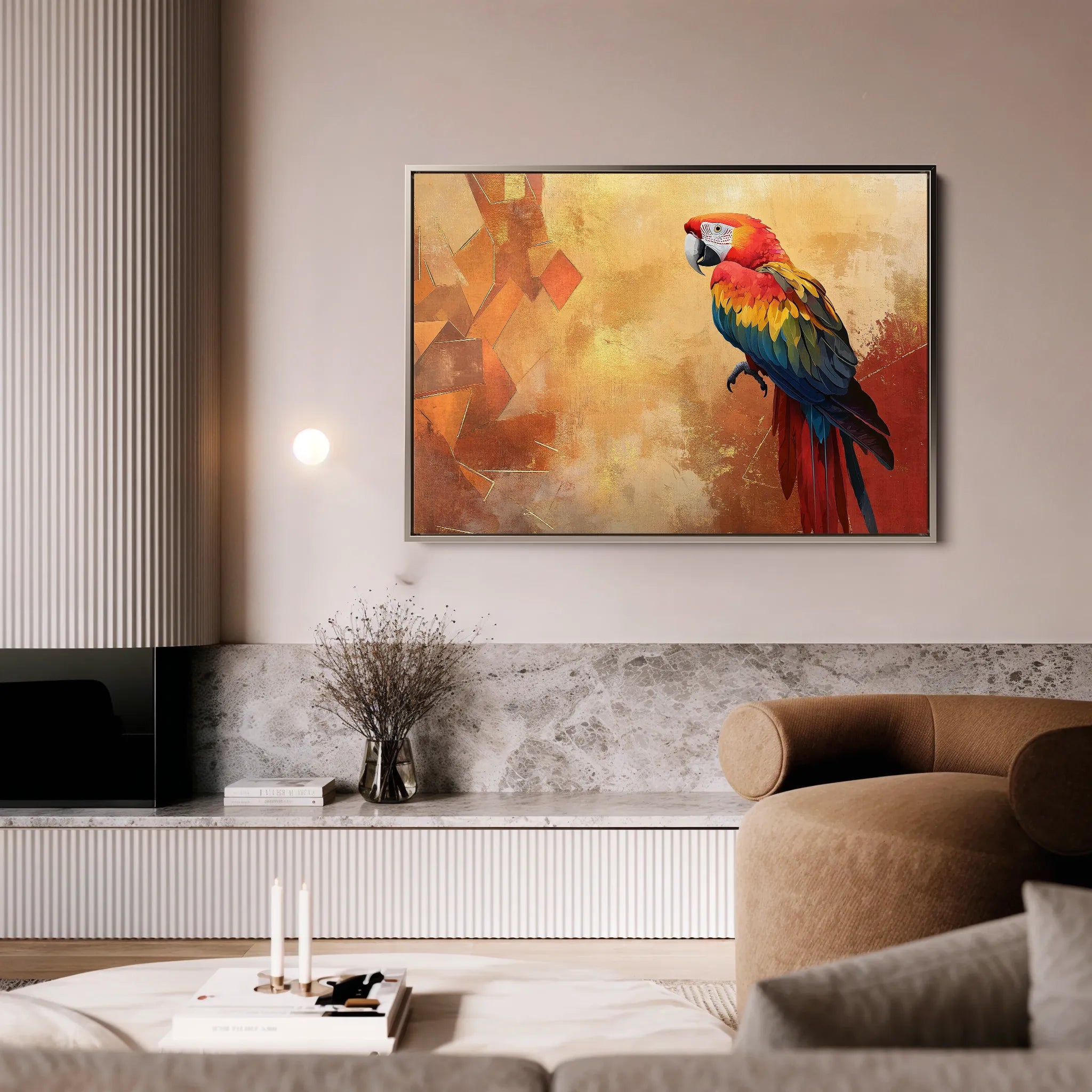 Animals Canvas Wall Art WAD008-AN 90 x 60 cm / Stretched on hidden frame