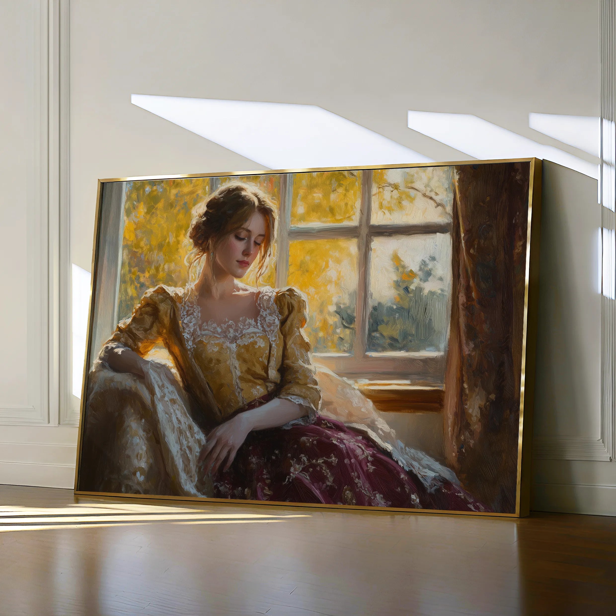 Classic Canvas Wall Art WAD008-CL 90 x 60 cm / Stretched on hidden frame
