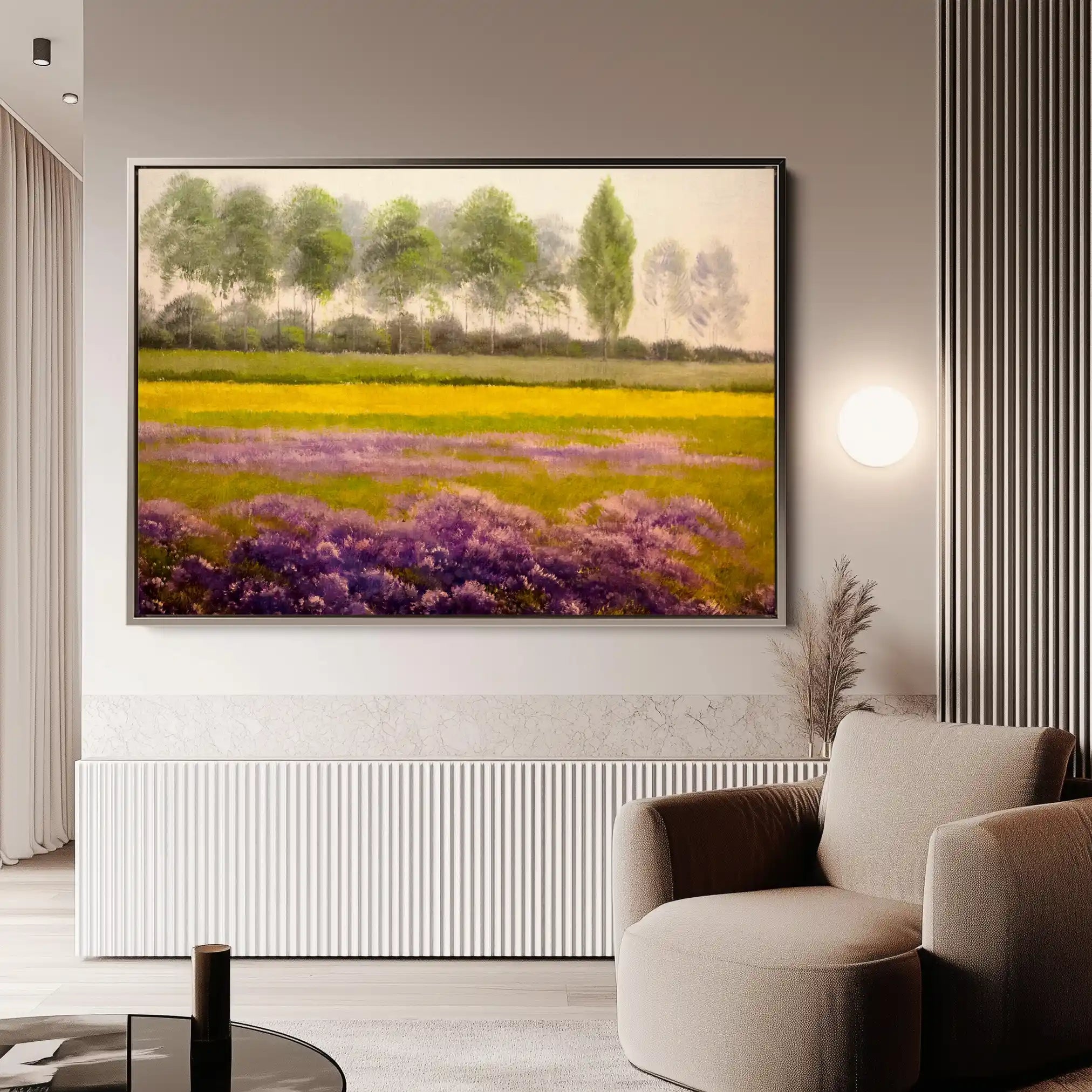 Landscape 008 Canvas Art 90 x 60 cm / Stretched on hidden frame