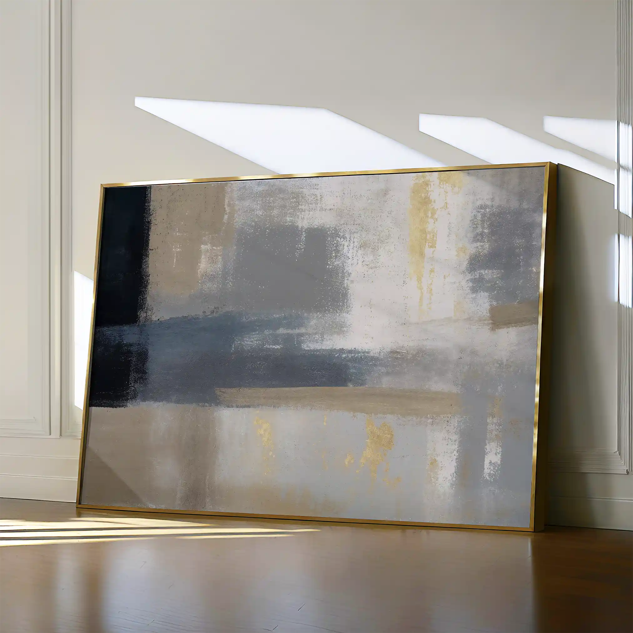 Abstract Canvas Wall Art WAD009-A 90 x 60 cm / Stretched on hidden frame