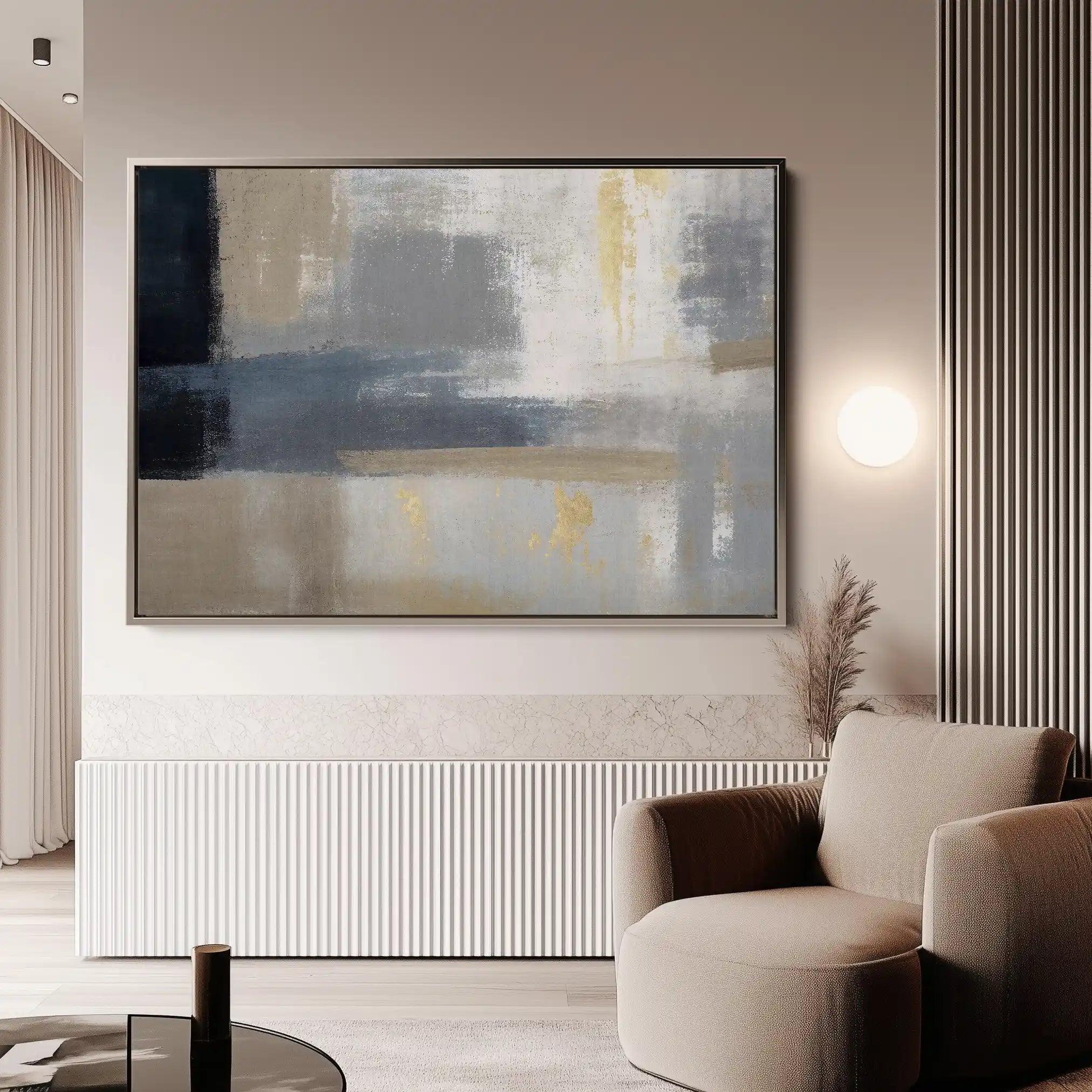 Abstract 009 Canvas Art 60 x 40 cm / Stretched on hidden frame