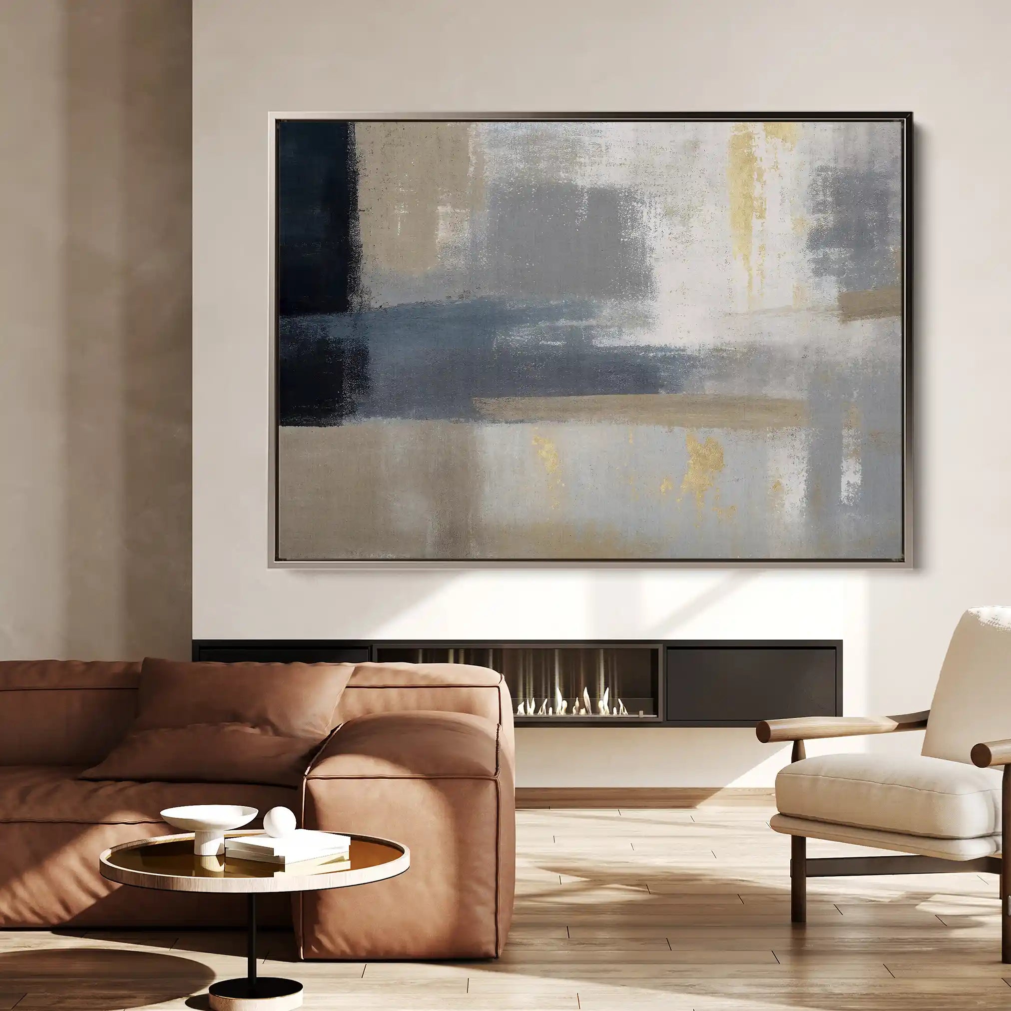 Abstract 009 Canvas Art 60 x 40 cm / Stretched on hidden frame