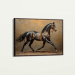 Horses 009 Canvas Art 90 x 60 cm / Stretched on hidden frame
