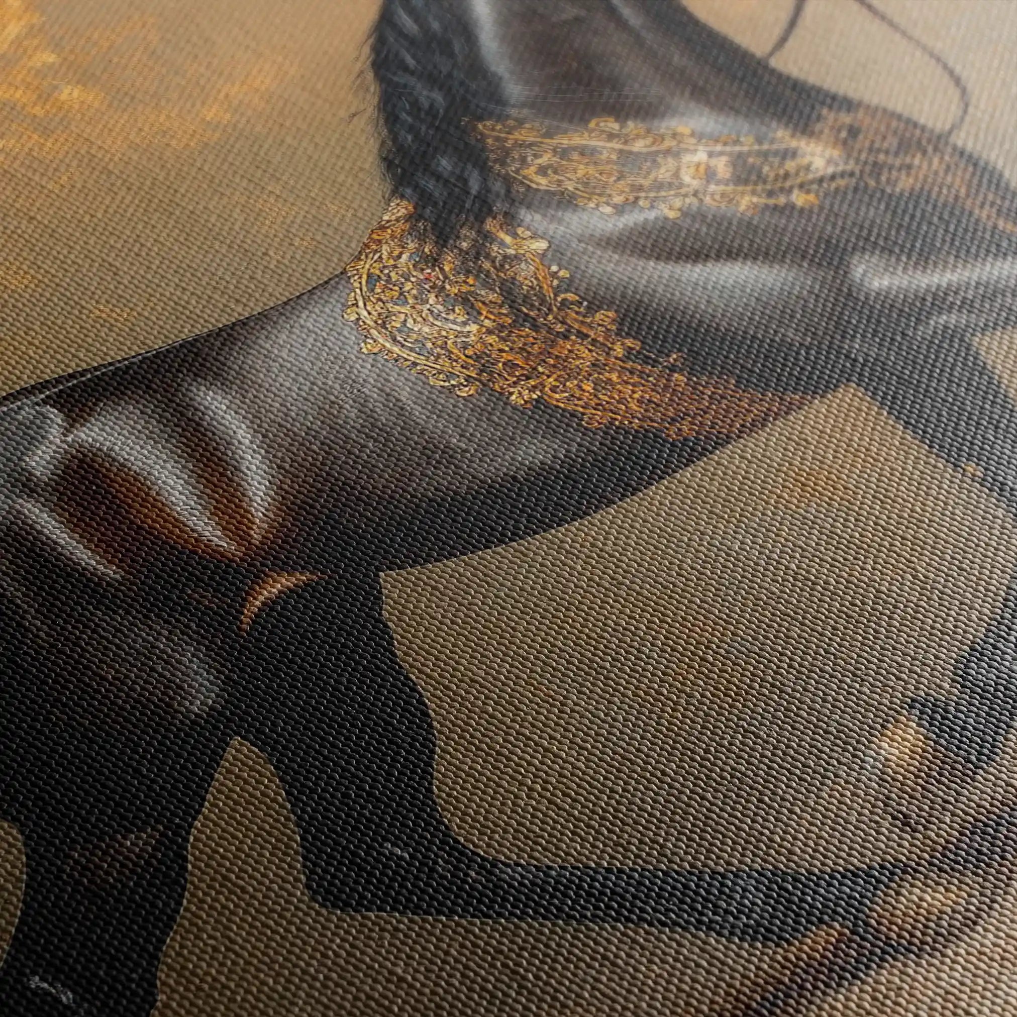 Horses 009 Canvas Art 90 x 60 cm / Stretched on hidden frame